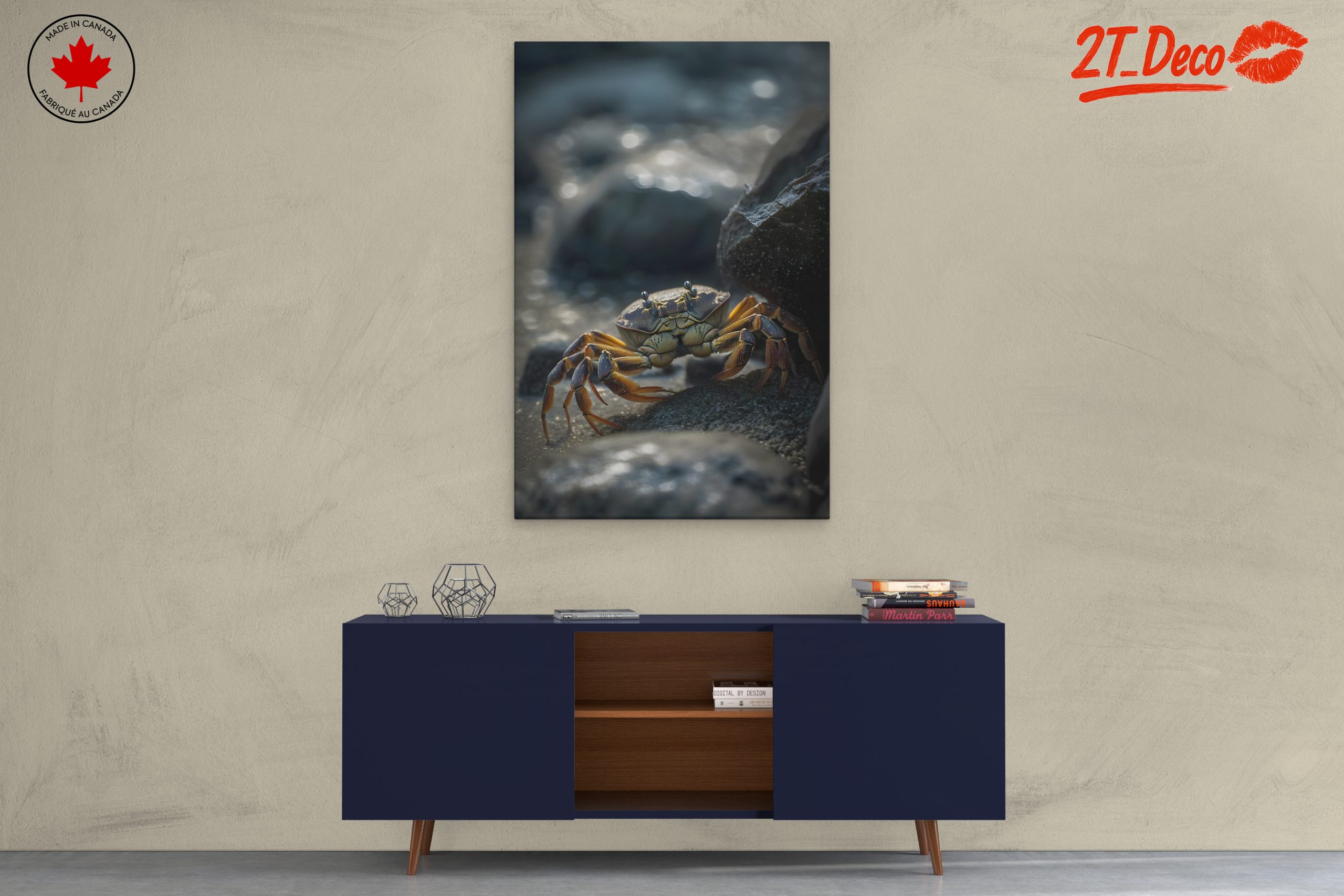 Detailed Anatomical Art of a Crab - Image 3