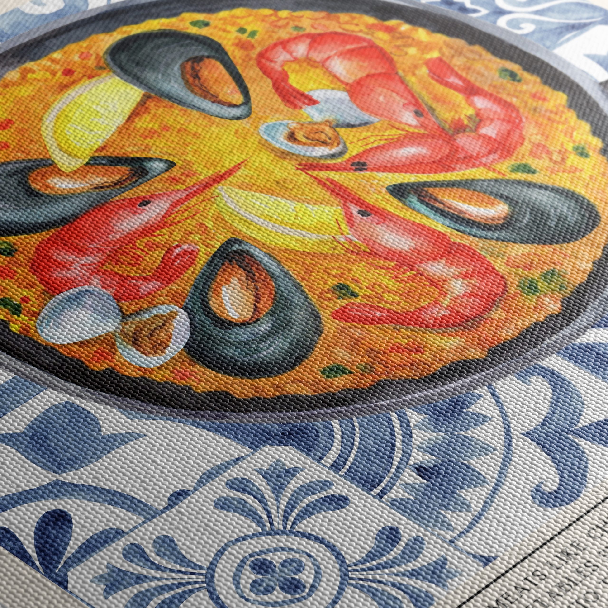 Vibrant Paella Culinary Artwork - Image 5