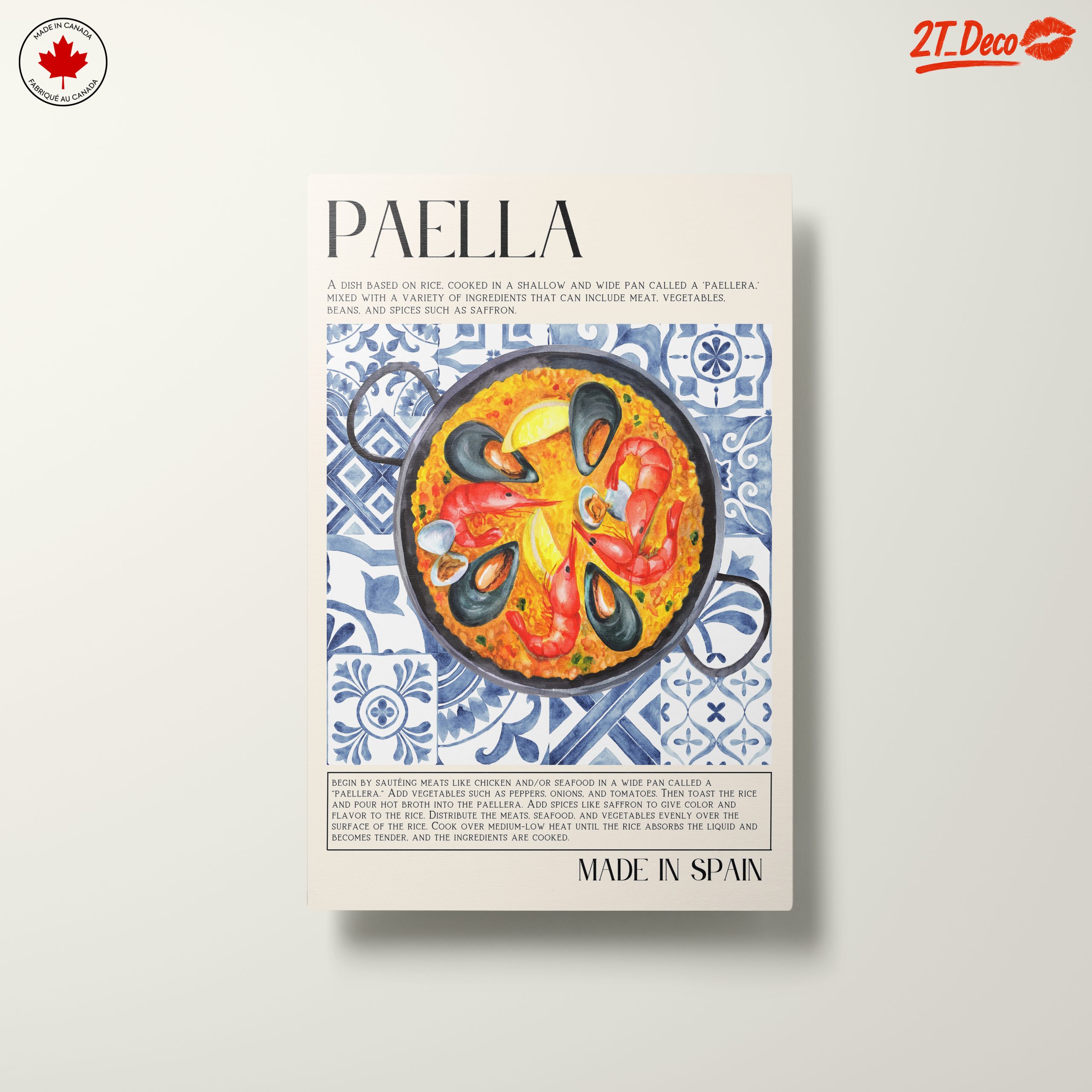 Vibrant Paella Culinary Artwork - Image 10