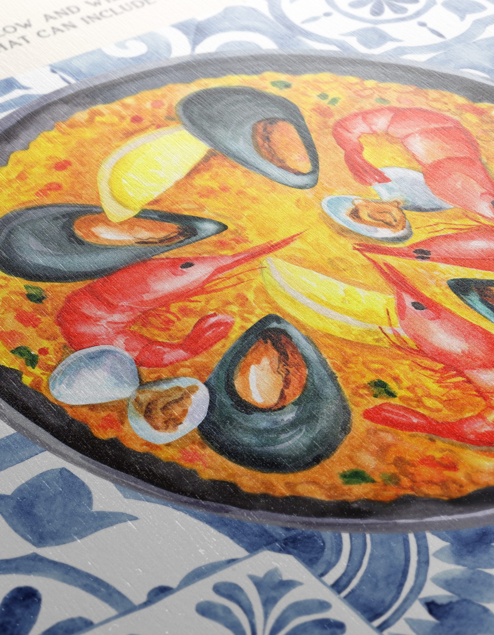 Vibrant Paella Culinary Artwork - Image 12