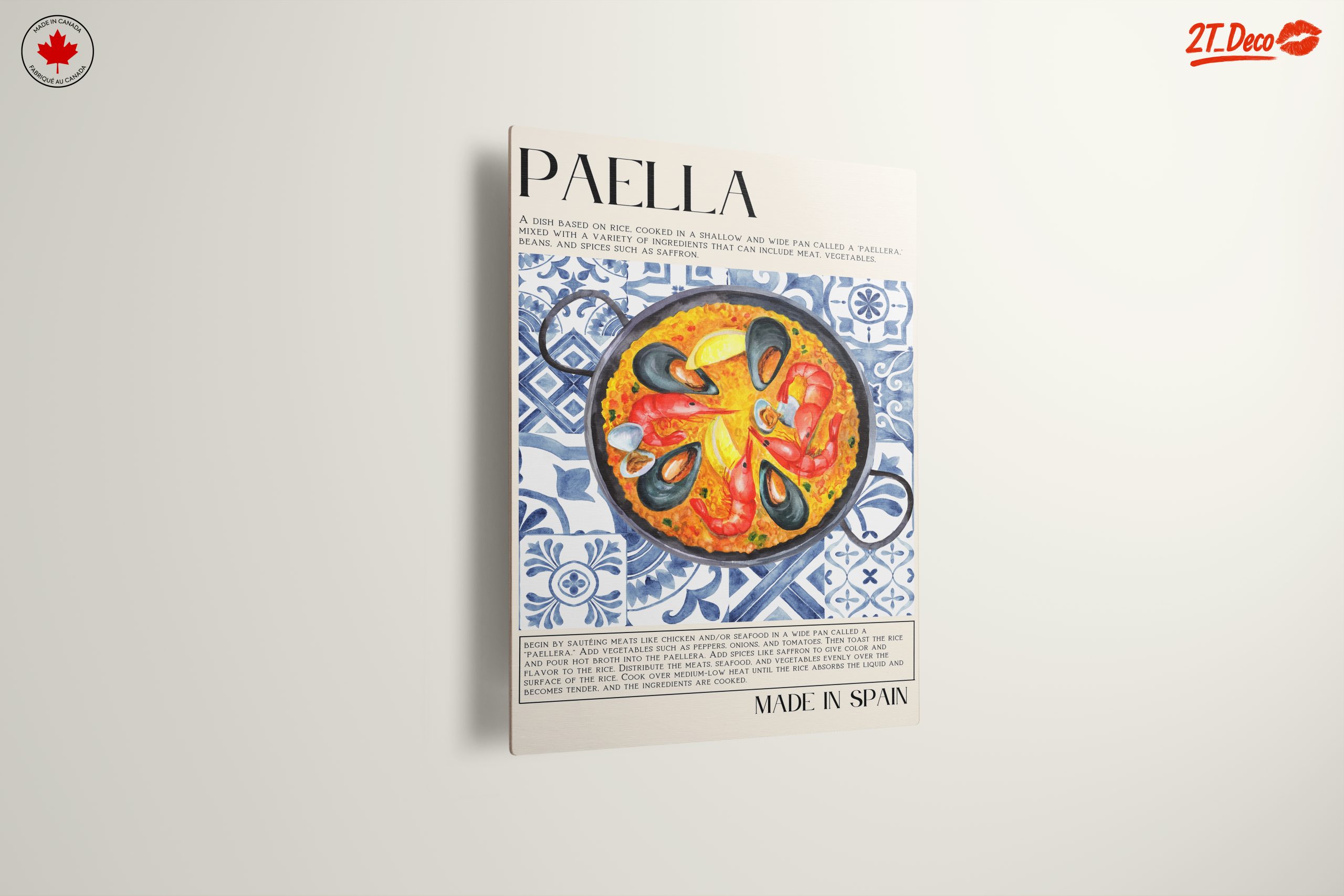 Vibrant Paella Culinary Artwork - Image 13
