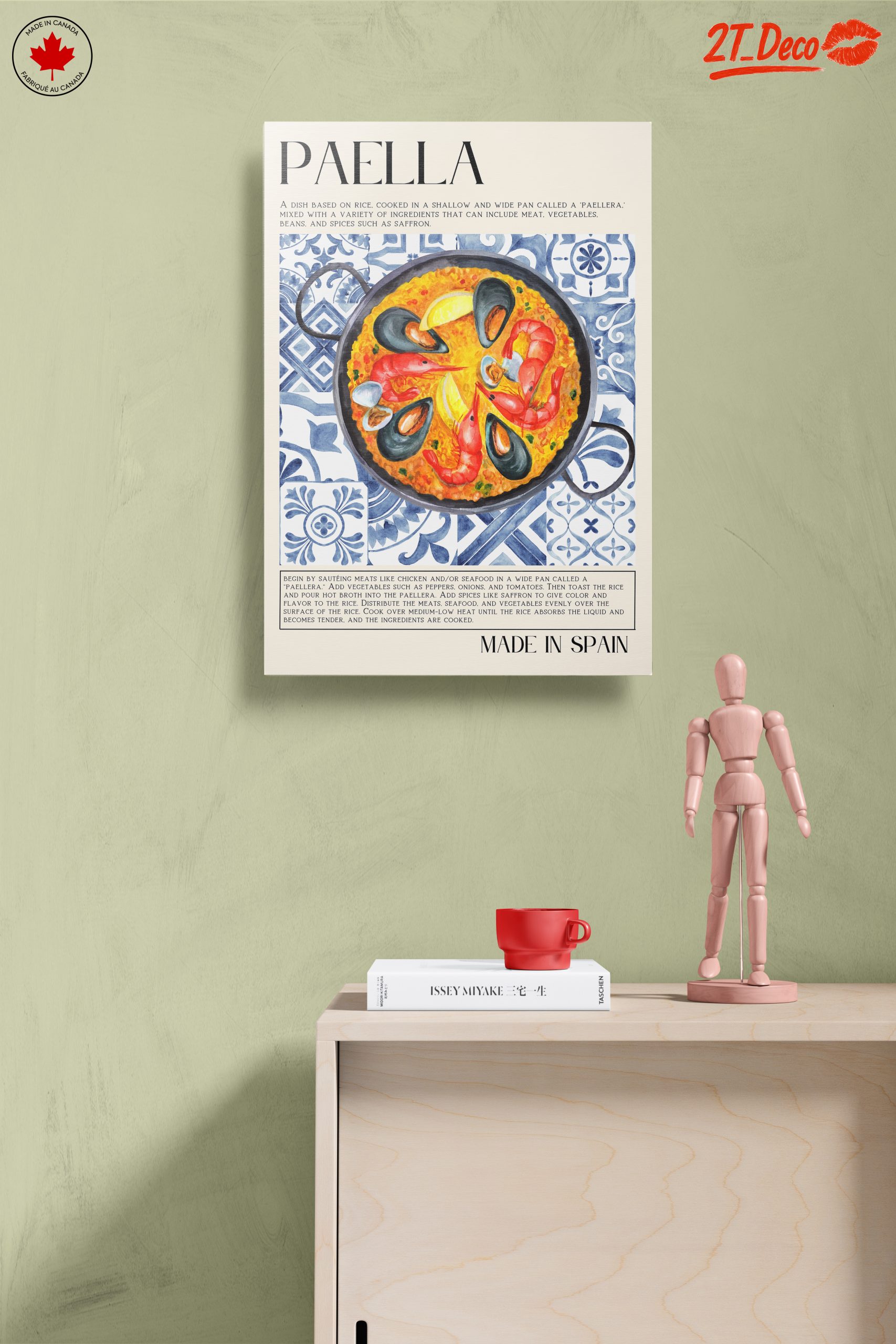 Vibrant Paella Culinary Artwork - Image 14