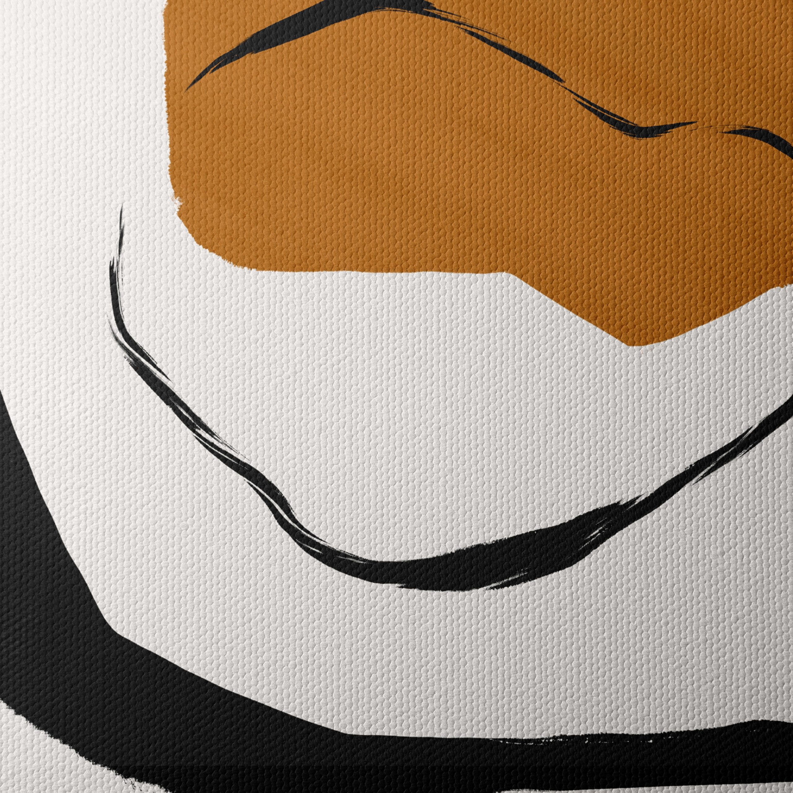Modern Abstract Art with Warm Tones - Image 4