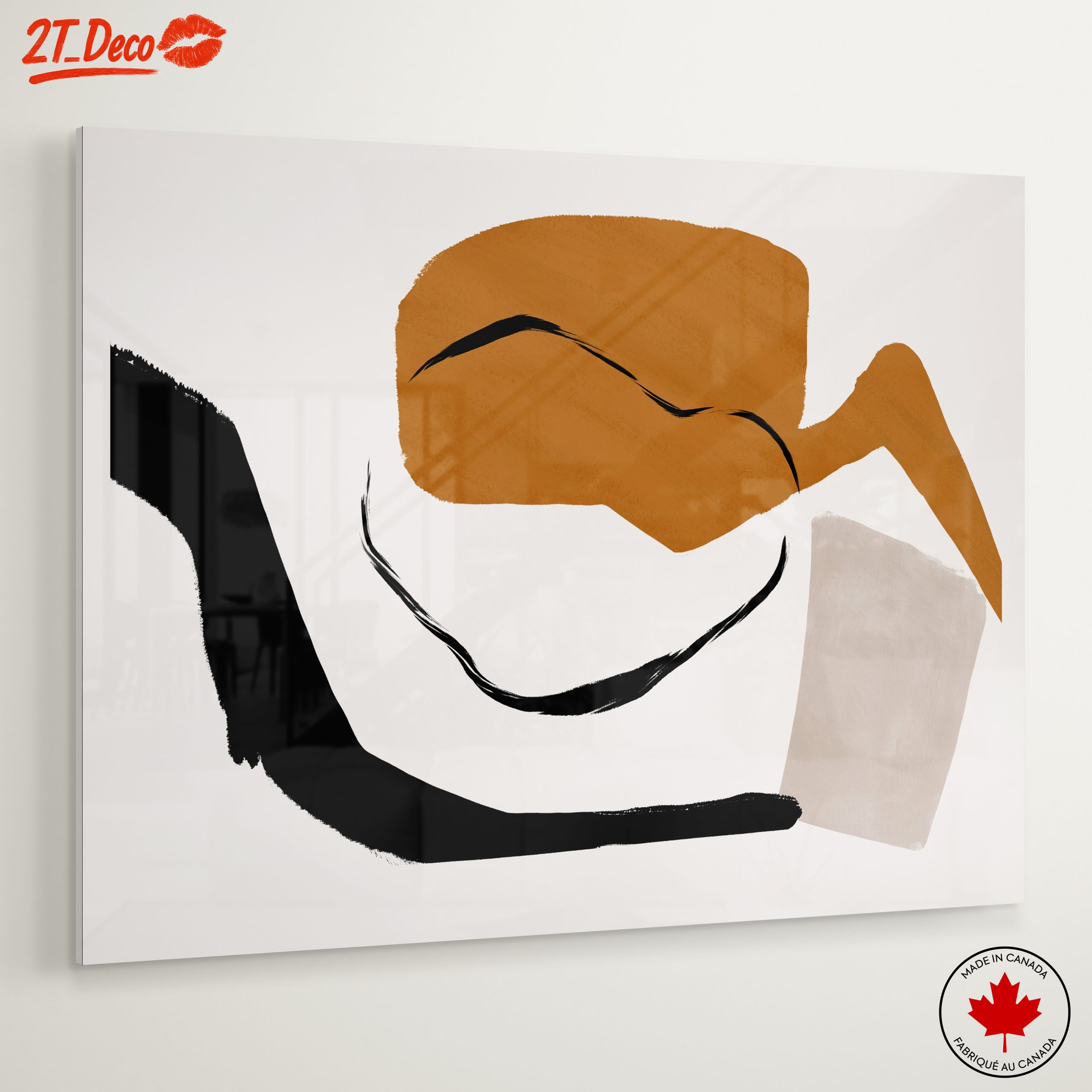 Modern Abstract Art with Warm Tones - Image 6