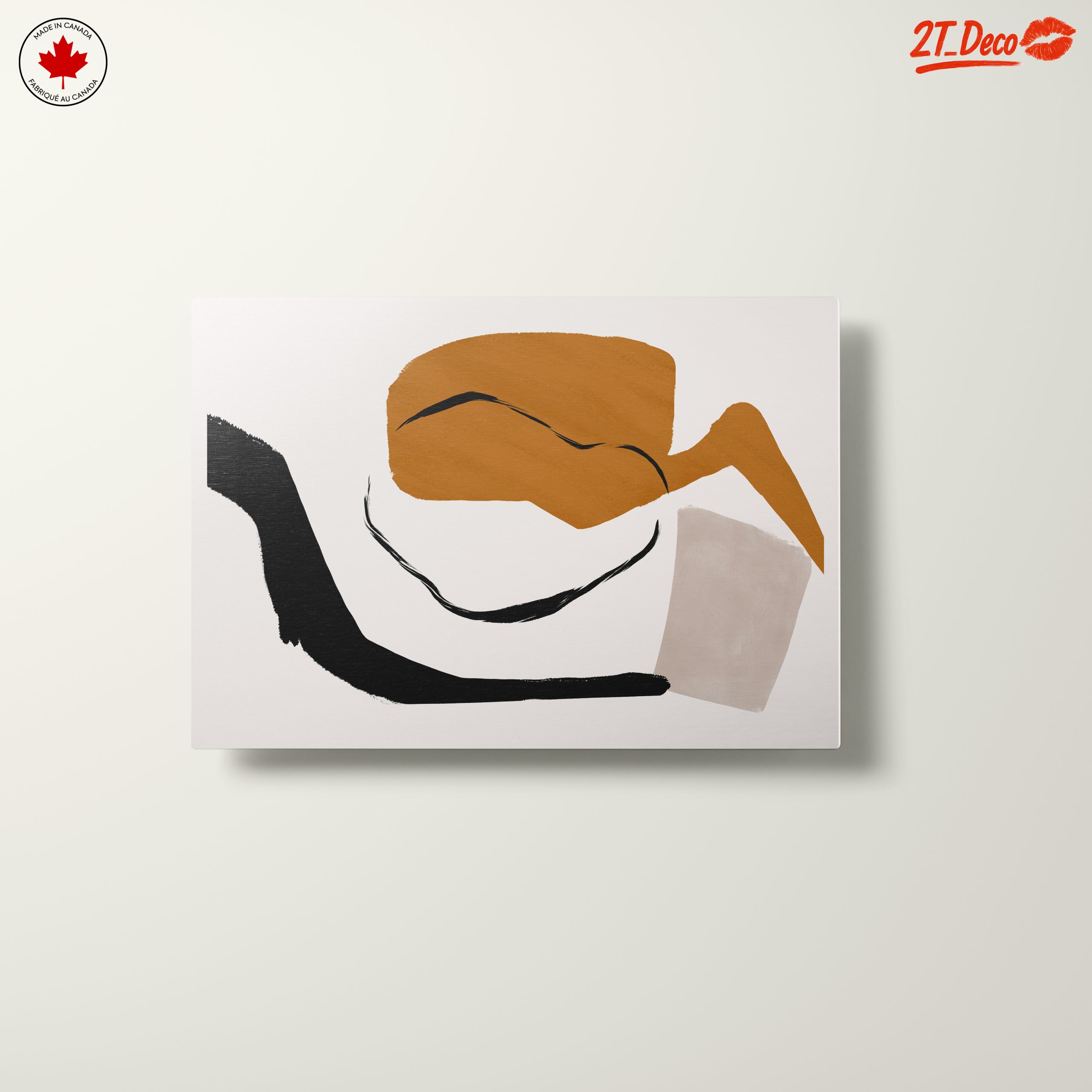 Modern Abstract Art with Warm Tones - Image 10