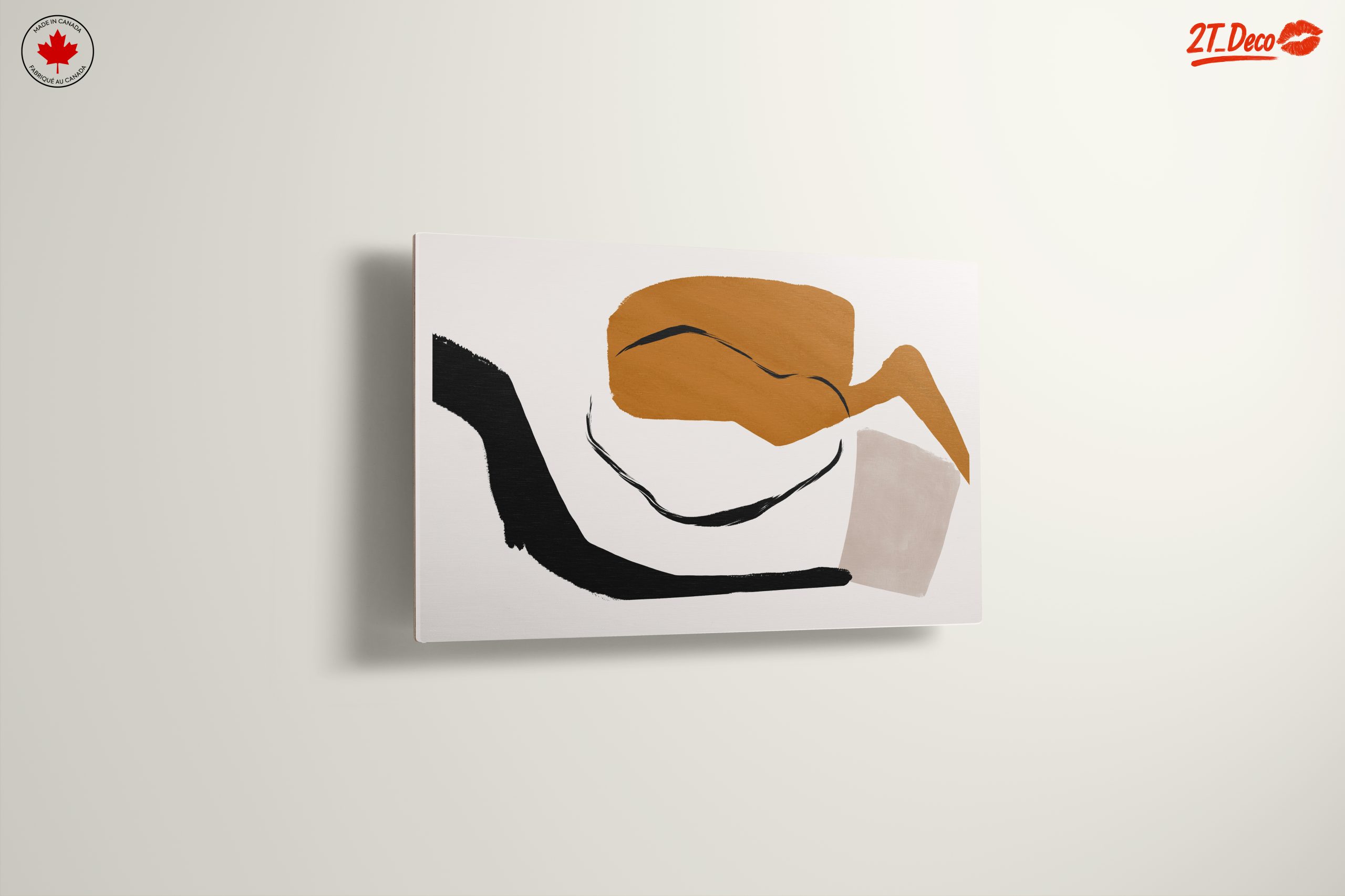 Modern Abstract Art with Warm Tones - Image 13