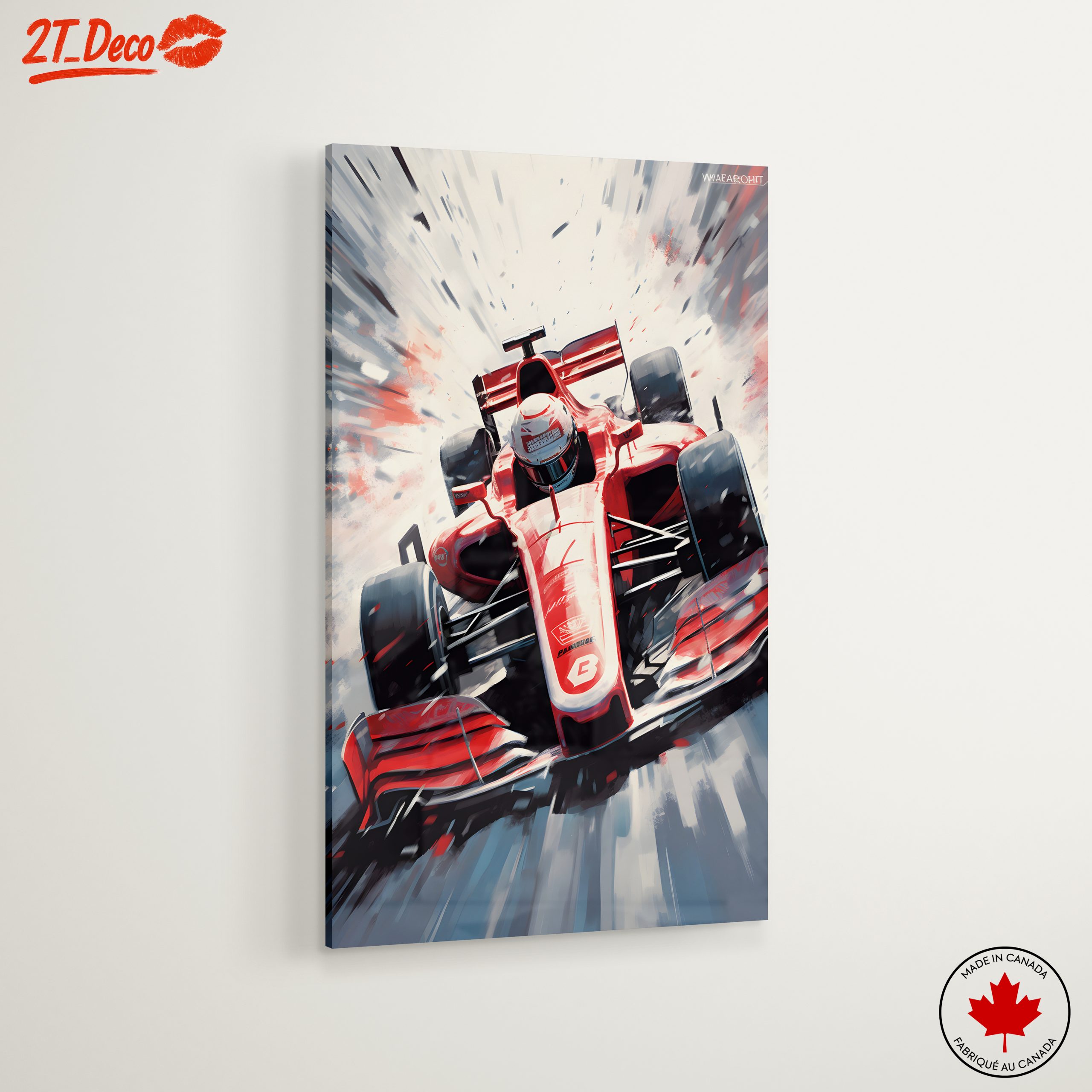 Dynamic Racing Car Artwork - Image 6