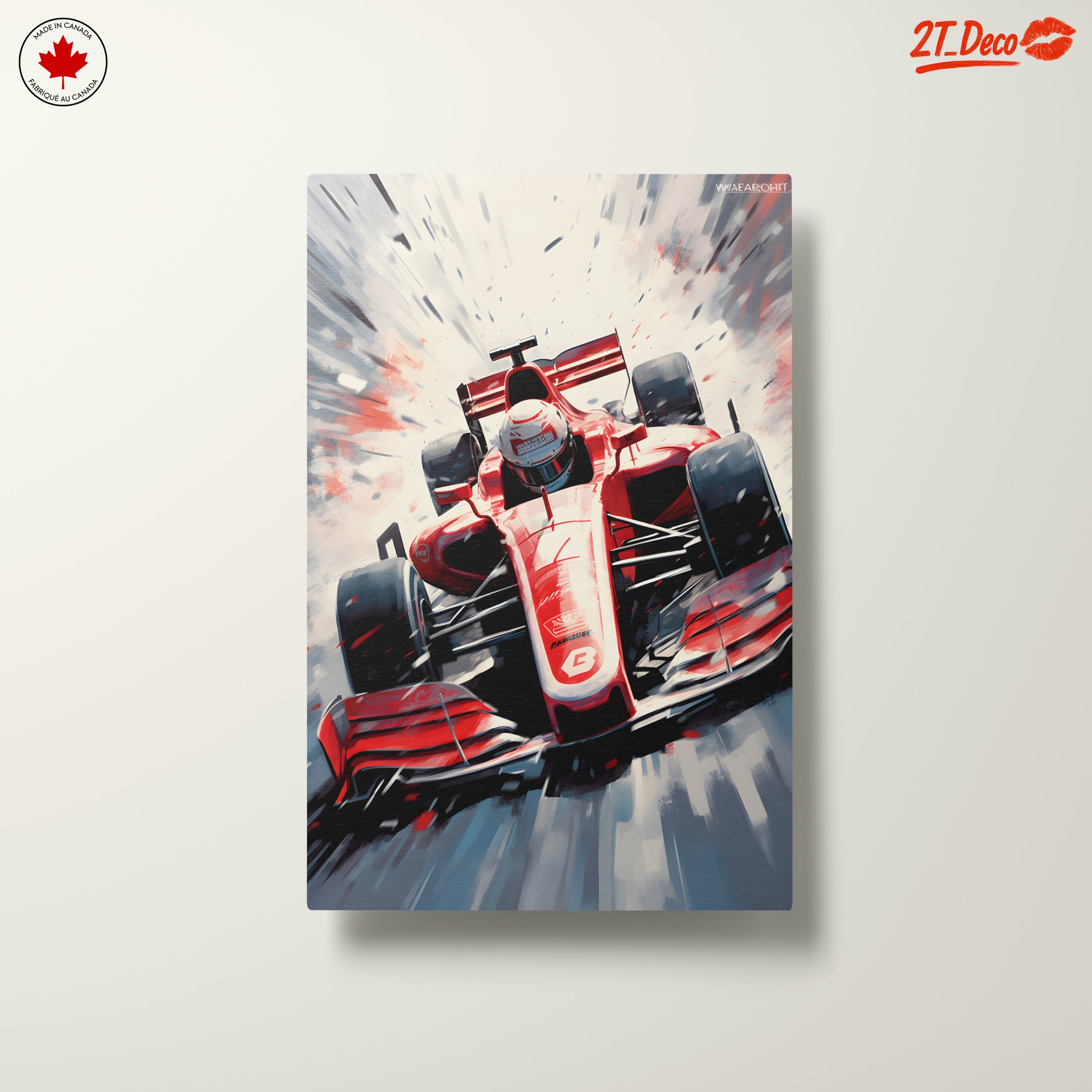 Dynamic Racing Car Artwork - Image 10