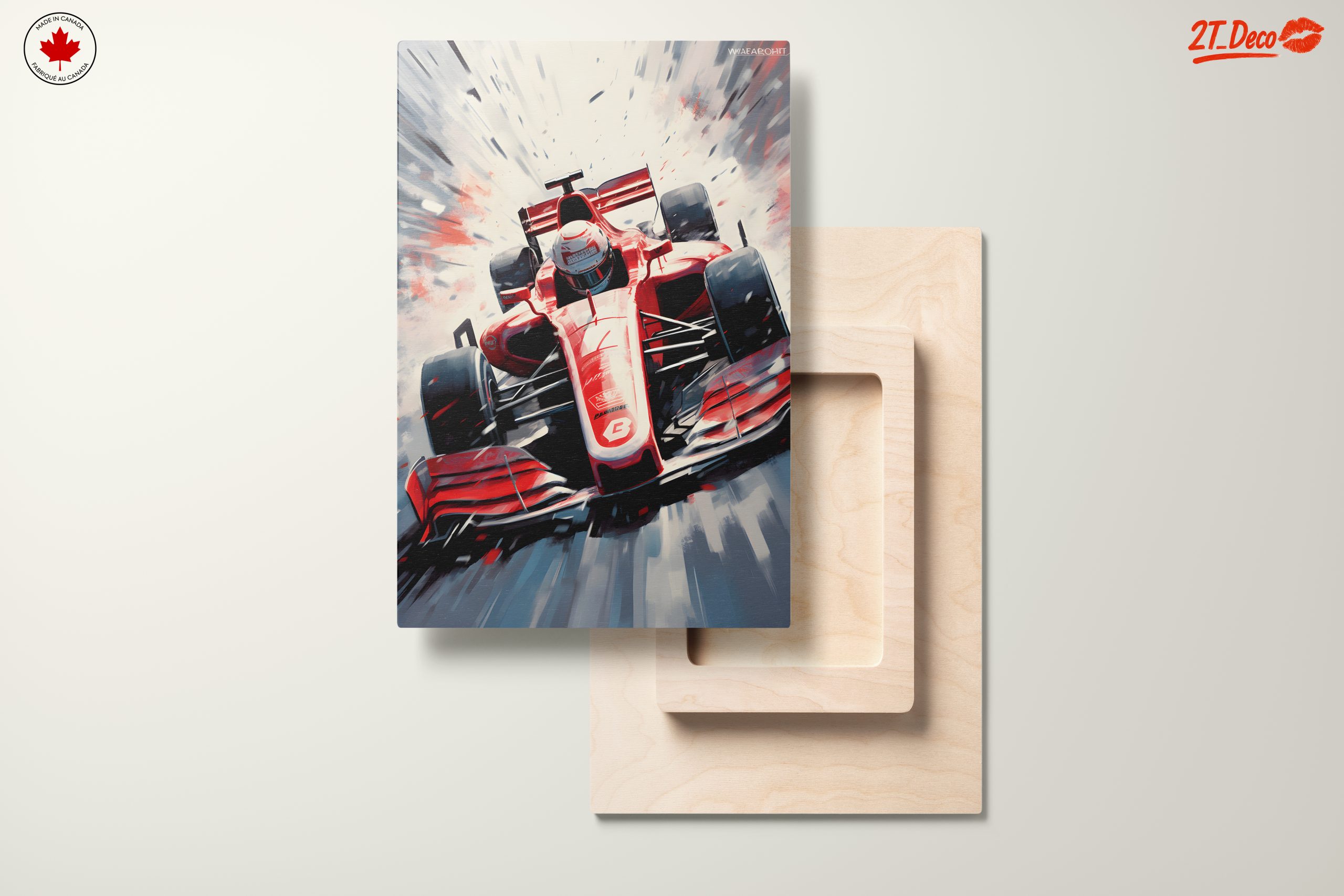 Dynamic Racing Car Artwork - Image 11