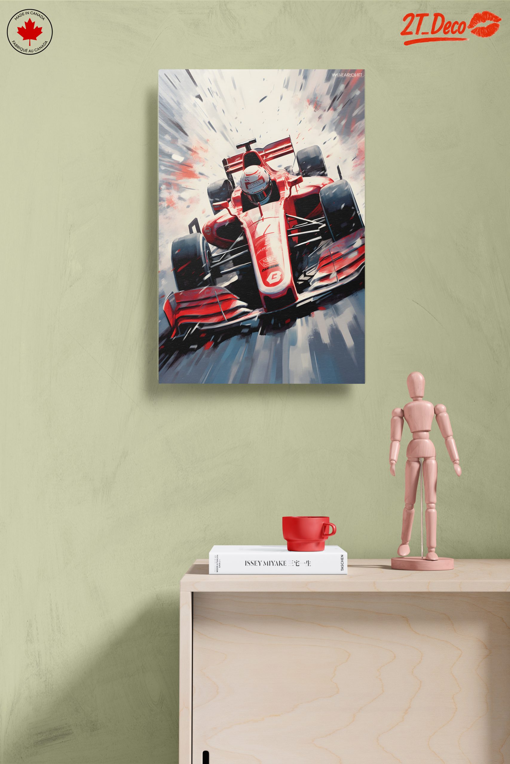 Dynamic Racing Car Artwork - Image 14