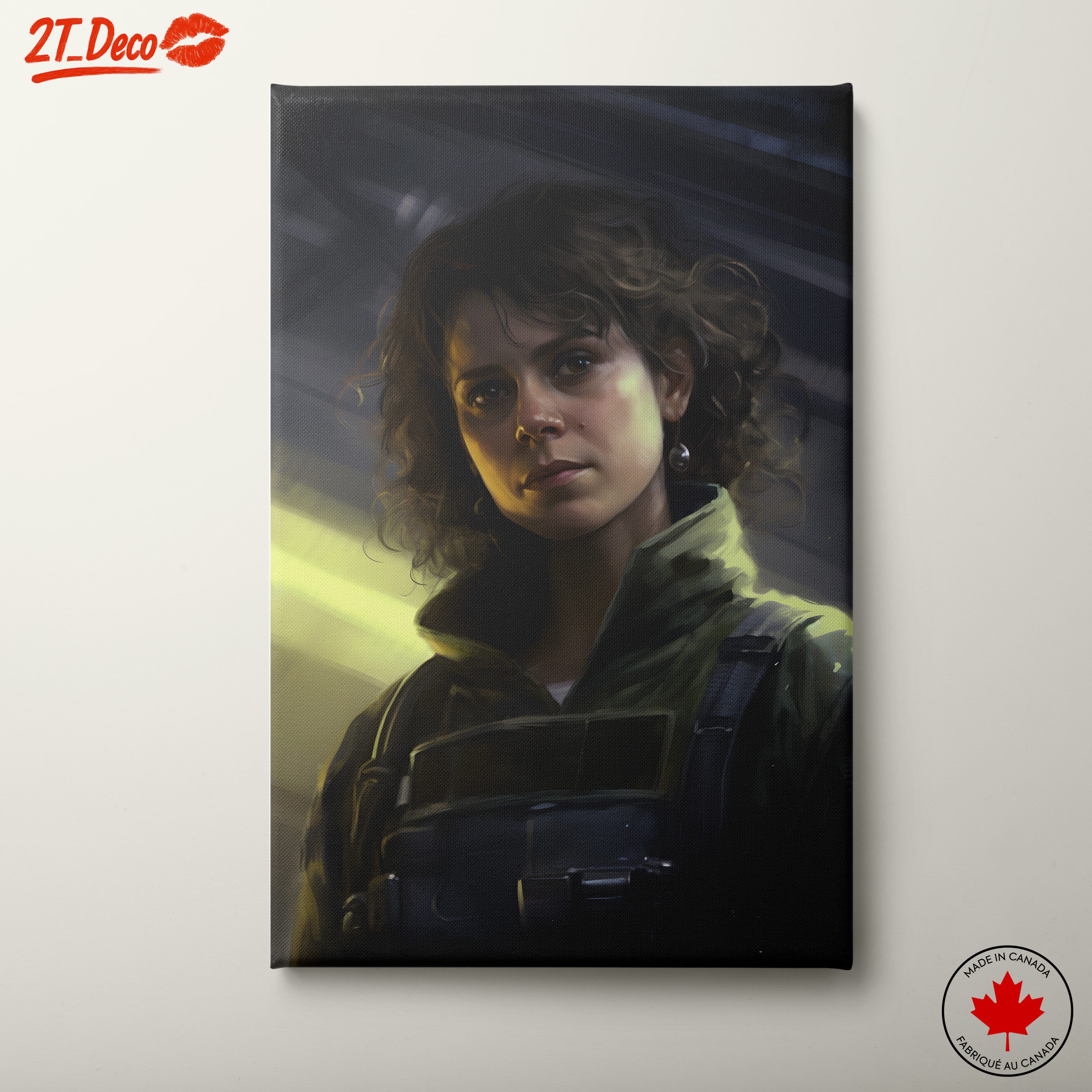 Futuristic Character Portrait with Intriguing Lighting