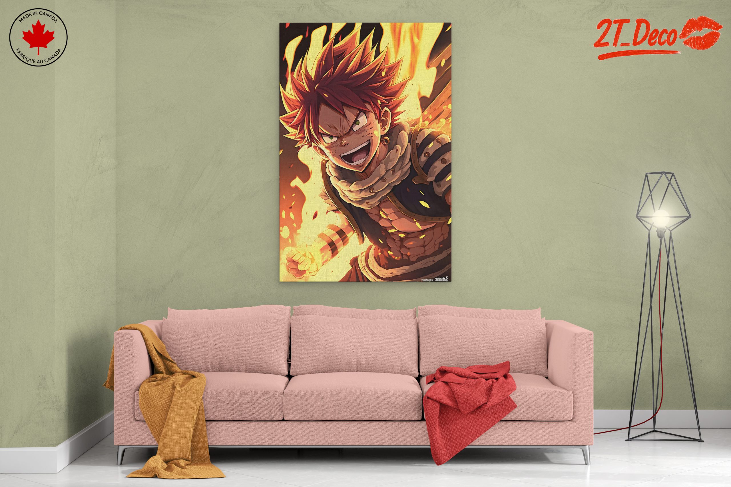 Fairy Tail Character in Flames - Image 2