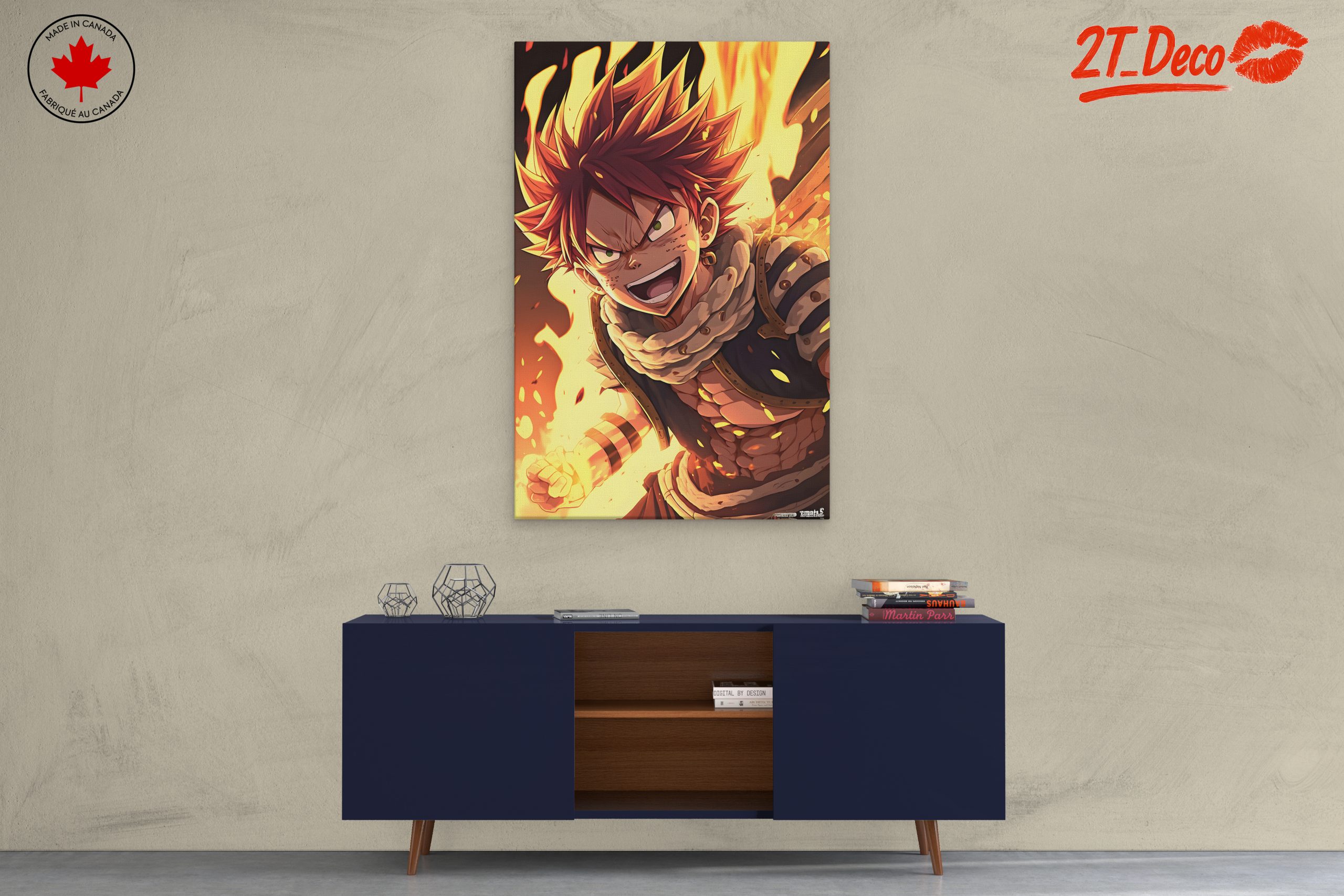 Fairy Tail Character in Flames - Image 3