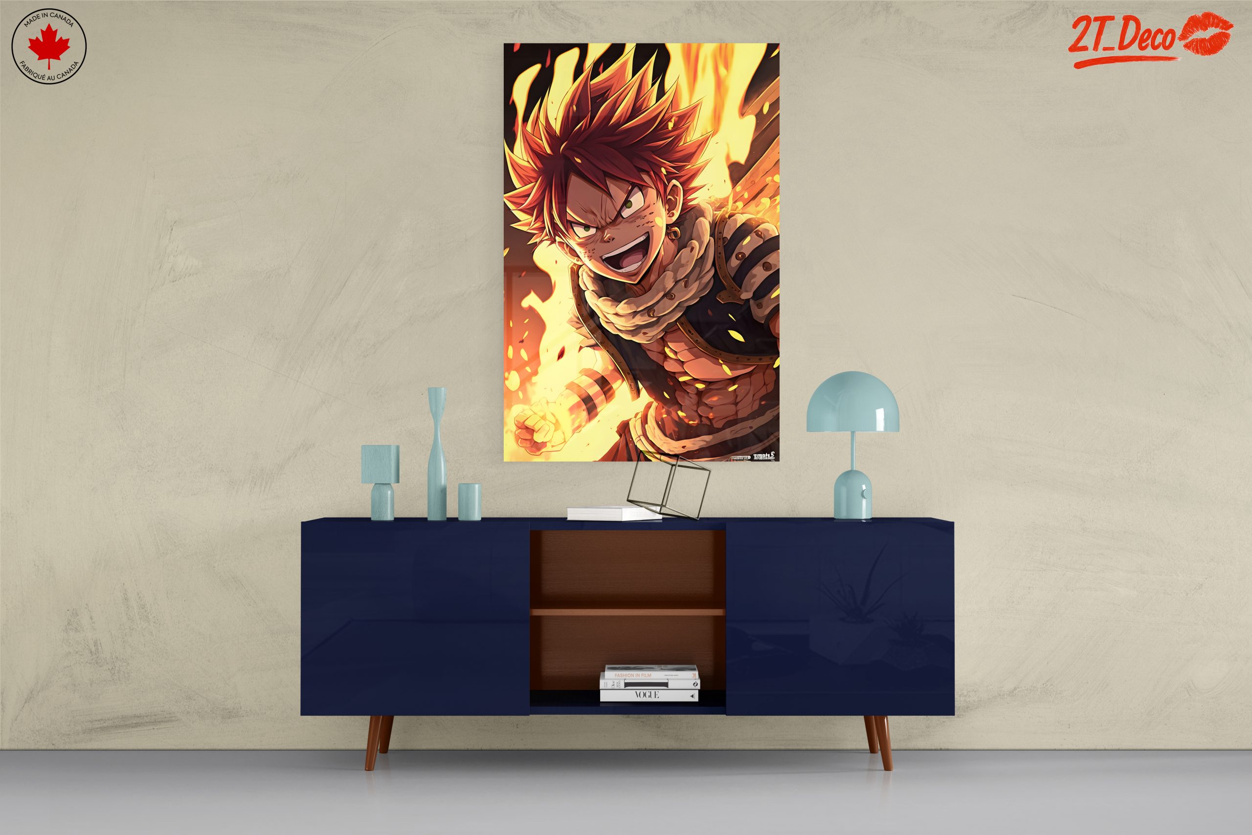 Fairy Tail Character in Flames - Image 8