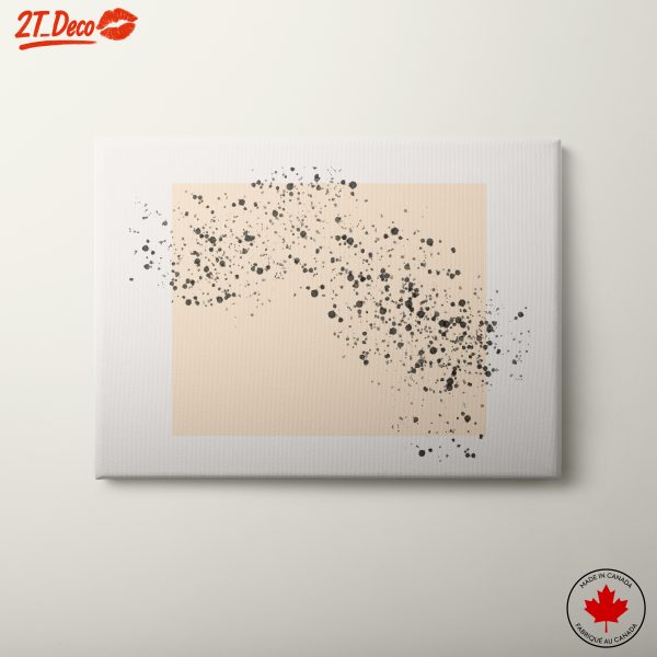 Minimalist Abstract Splatter Art