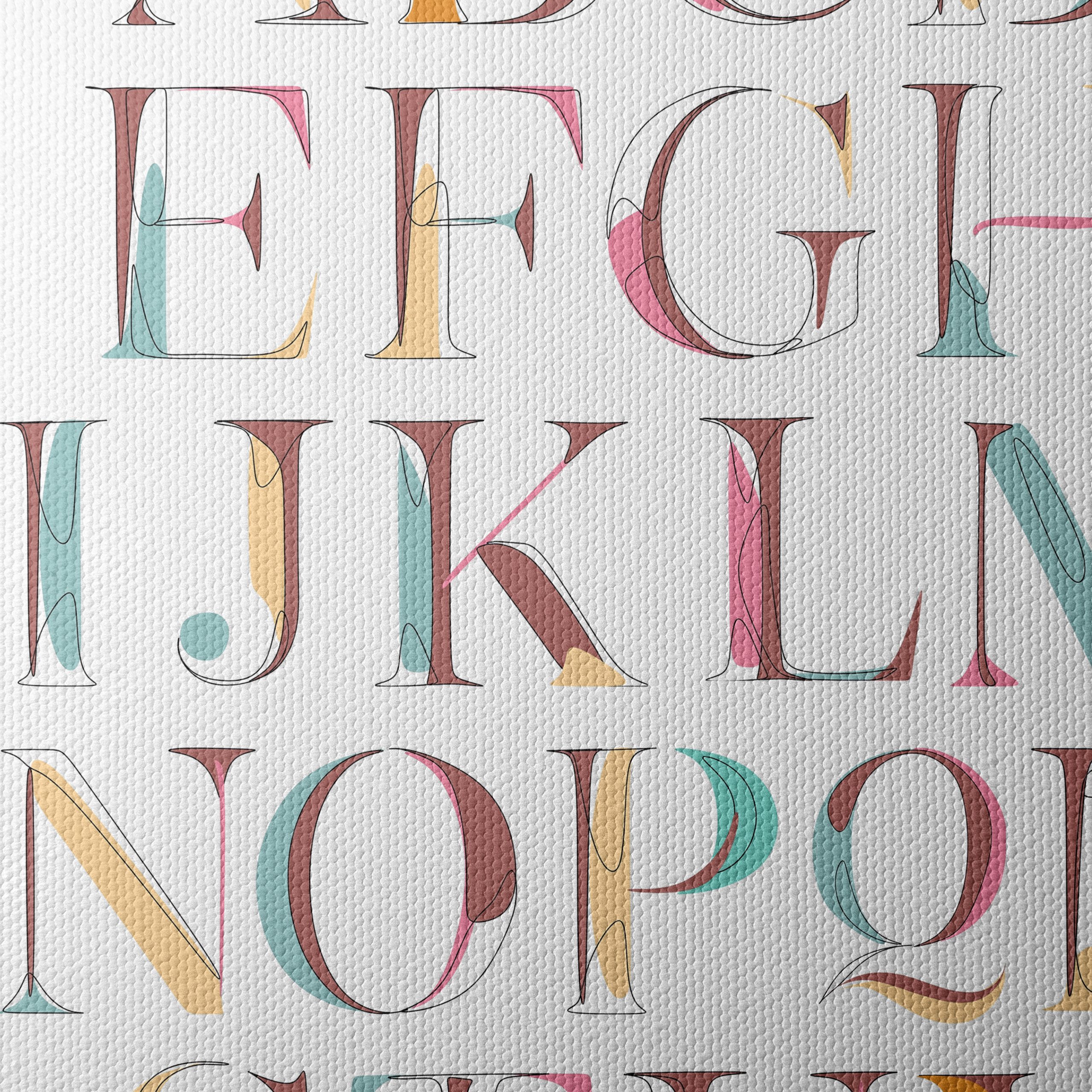 Colorful Bold Typography Letters Design - Image 4