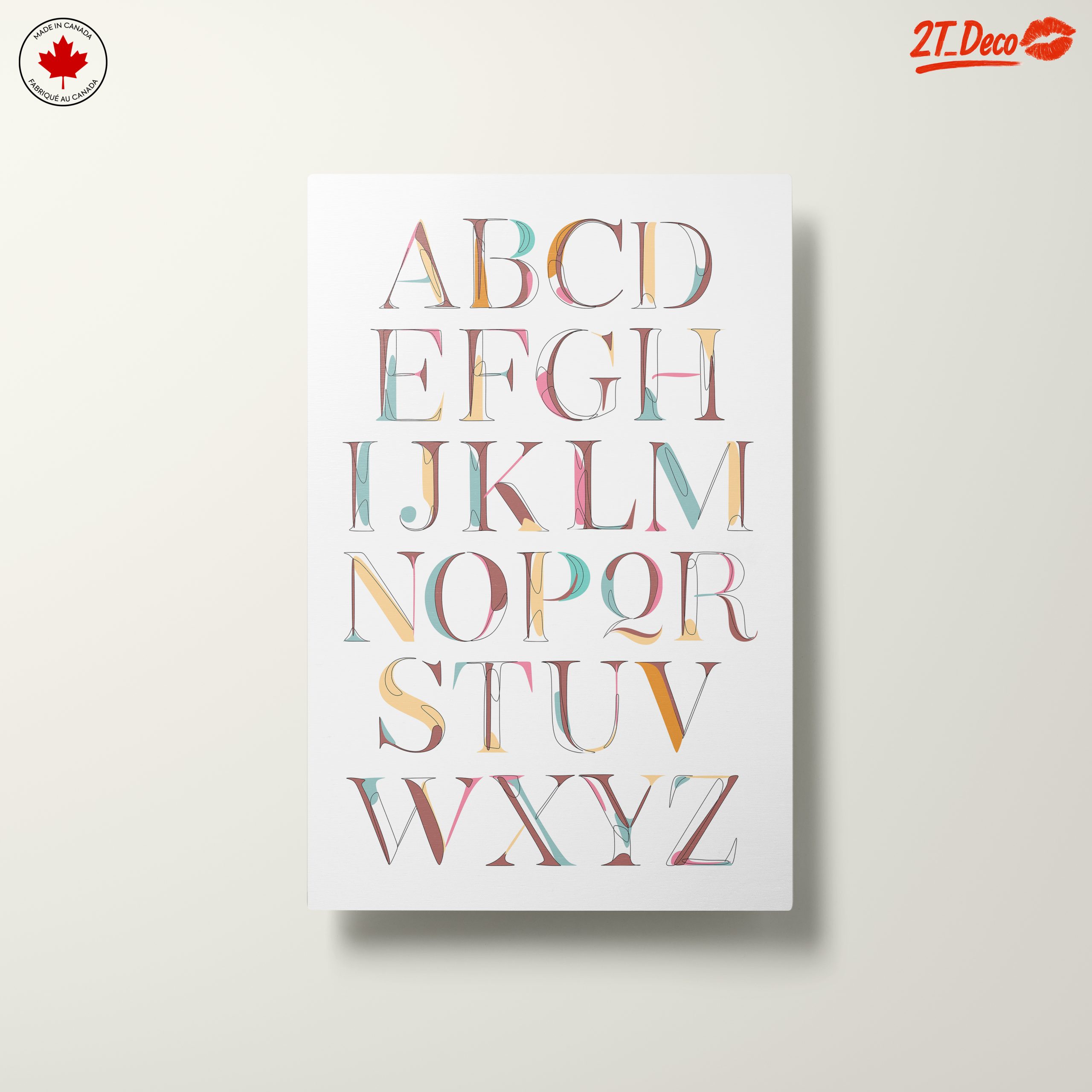 Colorful Bold Typography Letters Design - Image 10