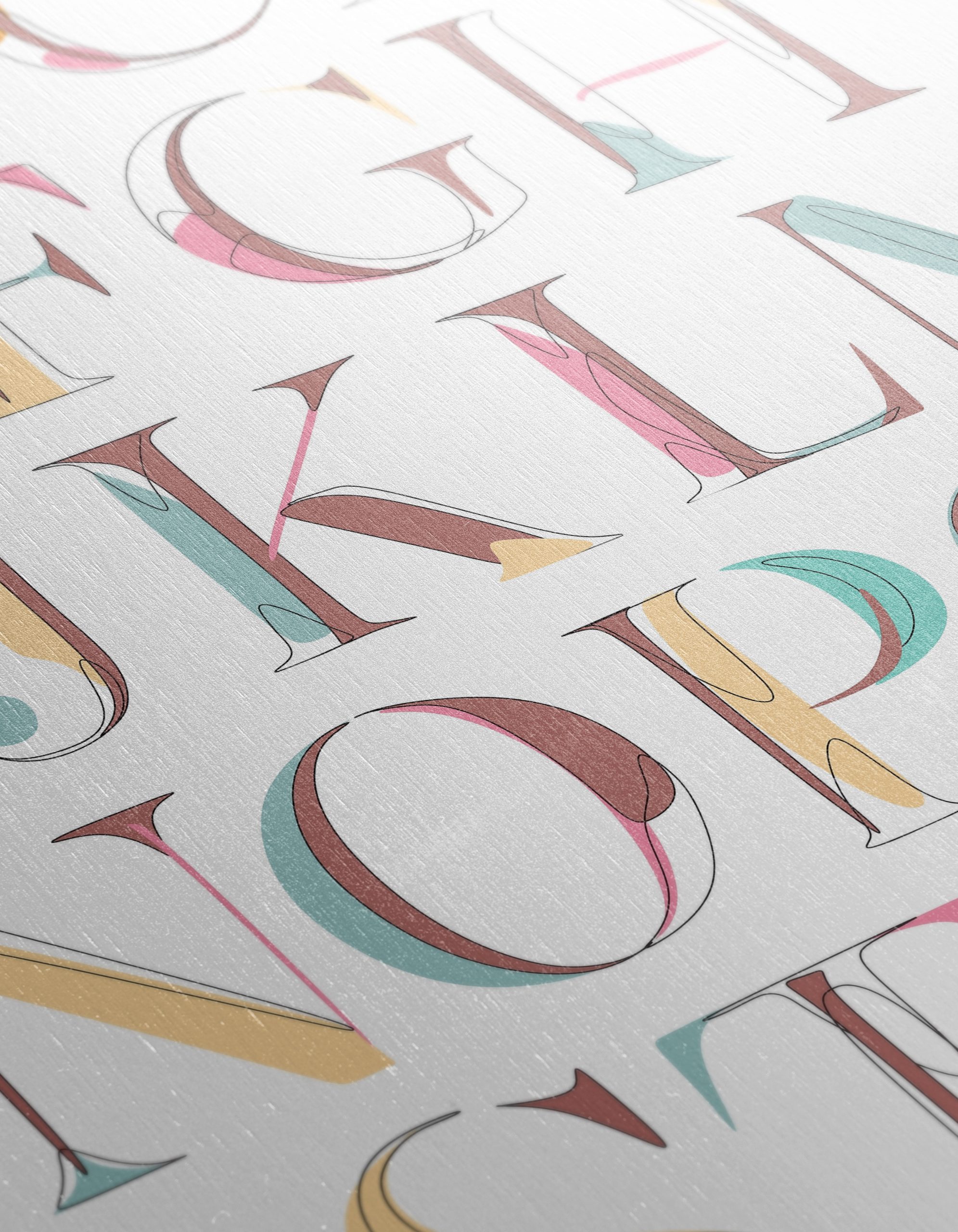 Colorful Bold Typography Letters Design - Image 12