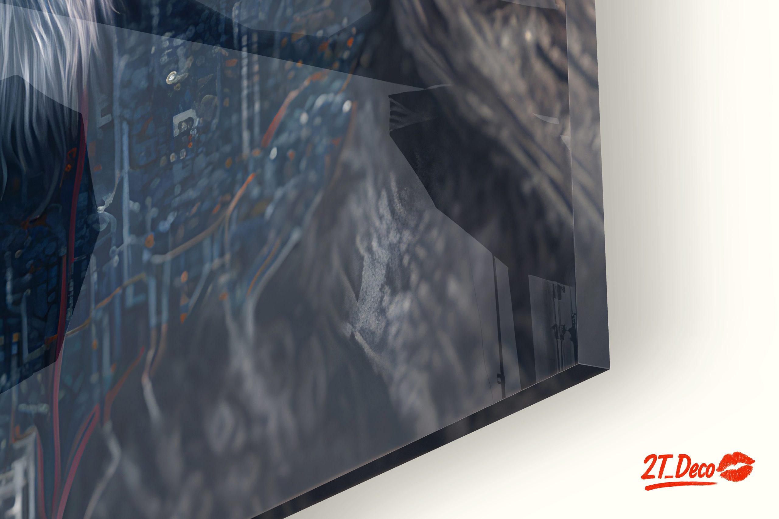 Cybernetic Lion Artwork with Futuristic Elements - Image 9