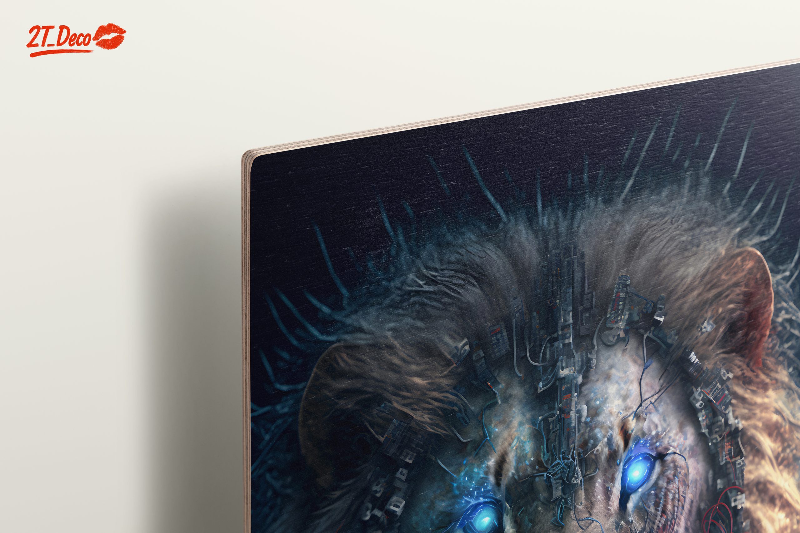 Cybernetic Lion Artwork with Futuristic Elements - Image 15