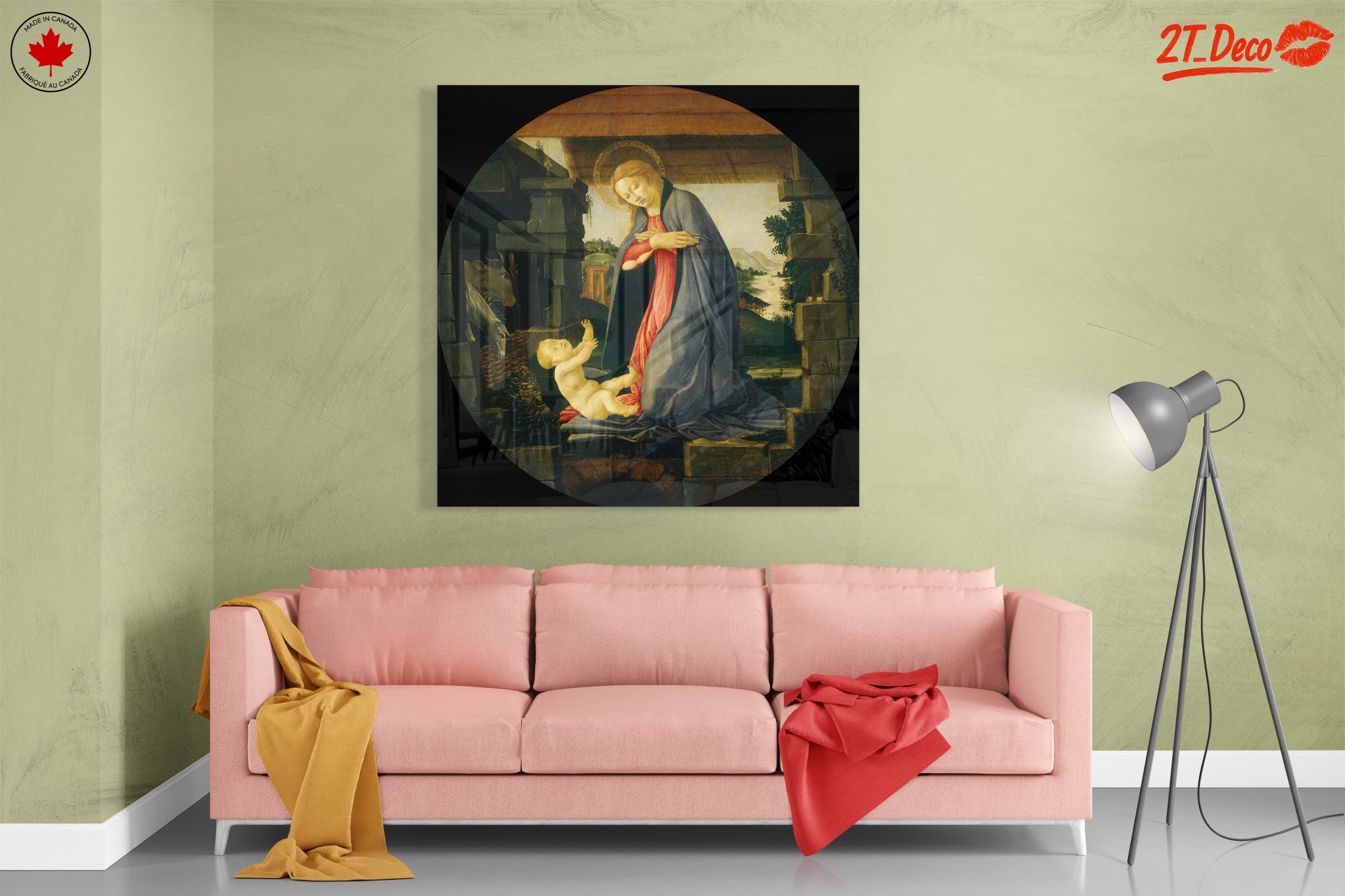 Madonna and Child Religious Artwork - Image 7