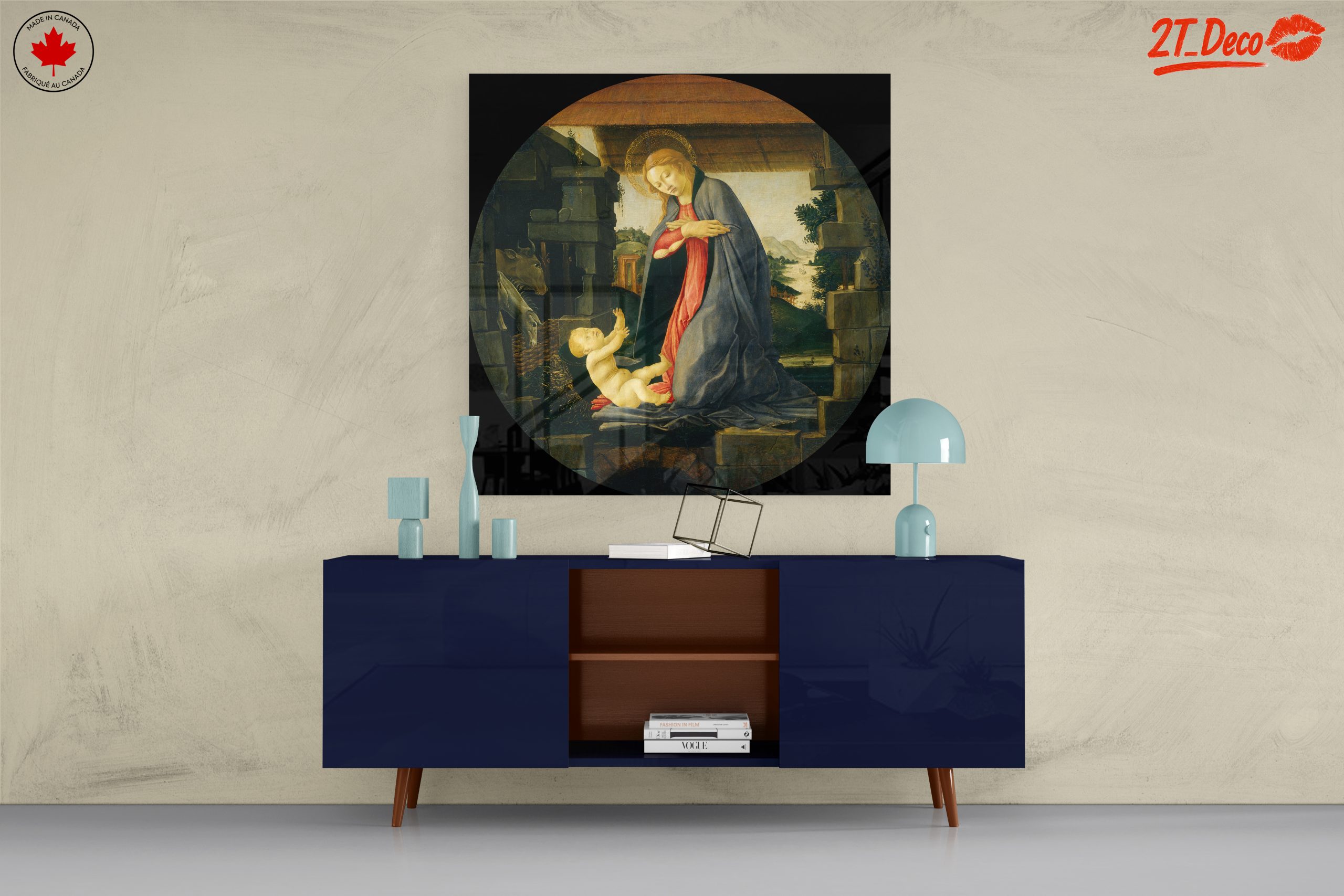 Madonna and Child Religious Artwork - Image 8