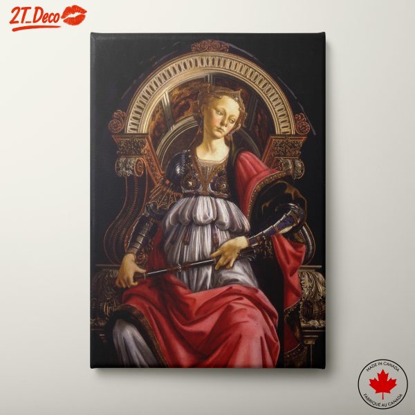 Majestic Classical Figure in Royal Robes