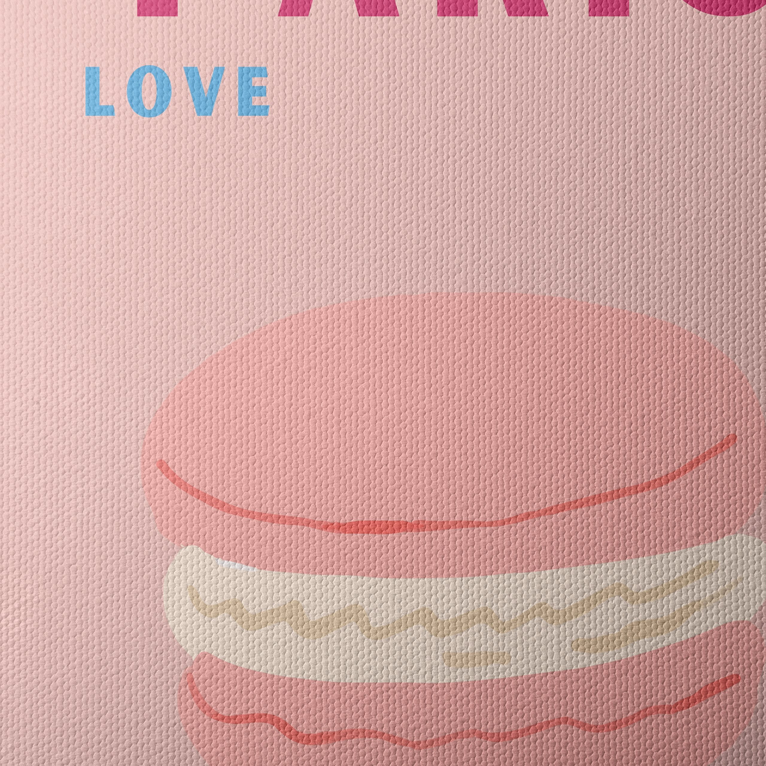 Paris Love Macaron Art - Image 4