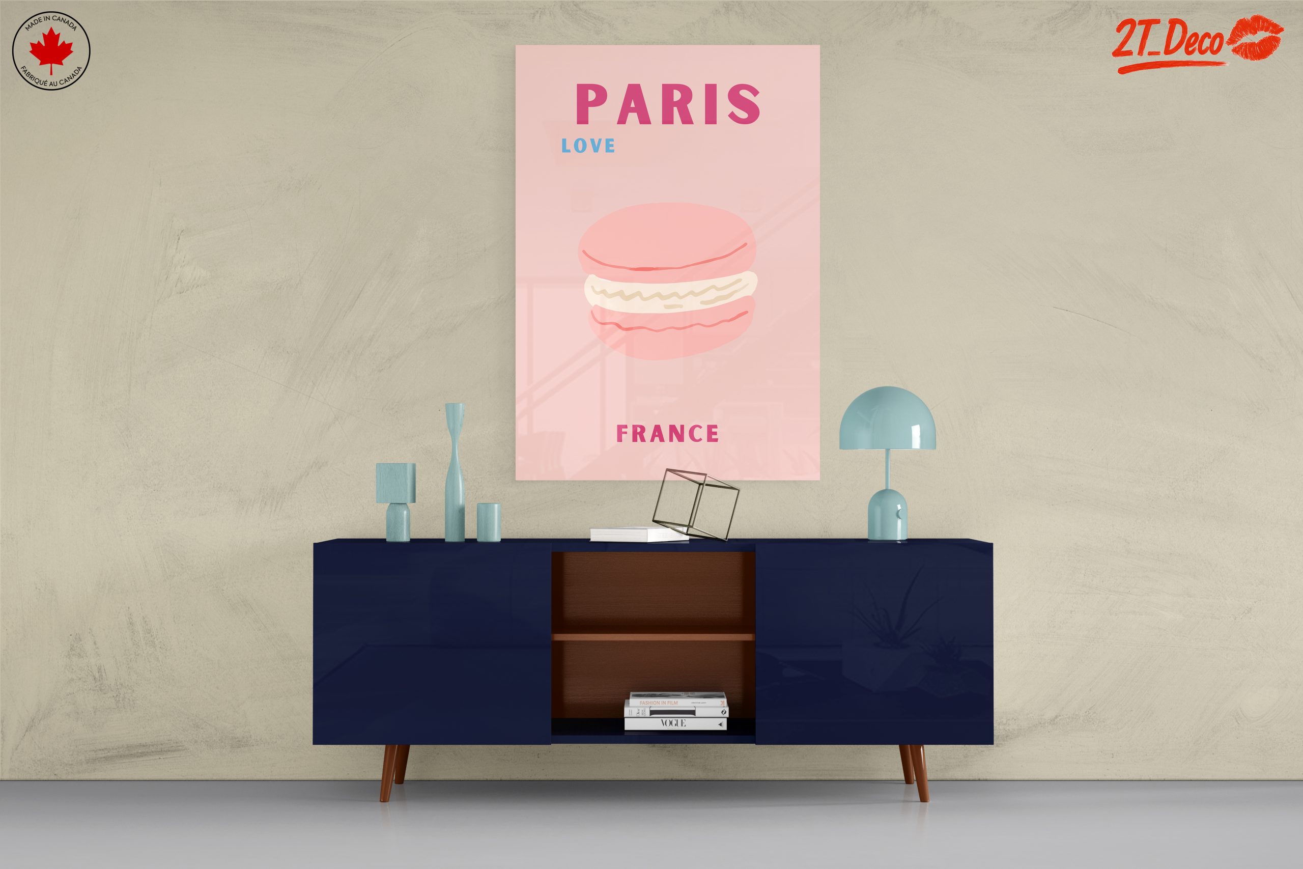 Paris Love Macaron Art - Image 8