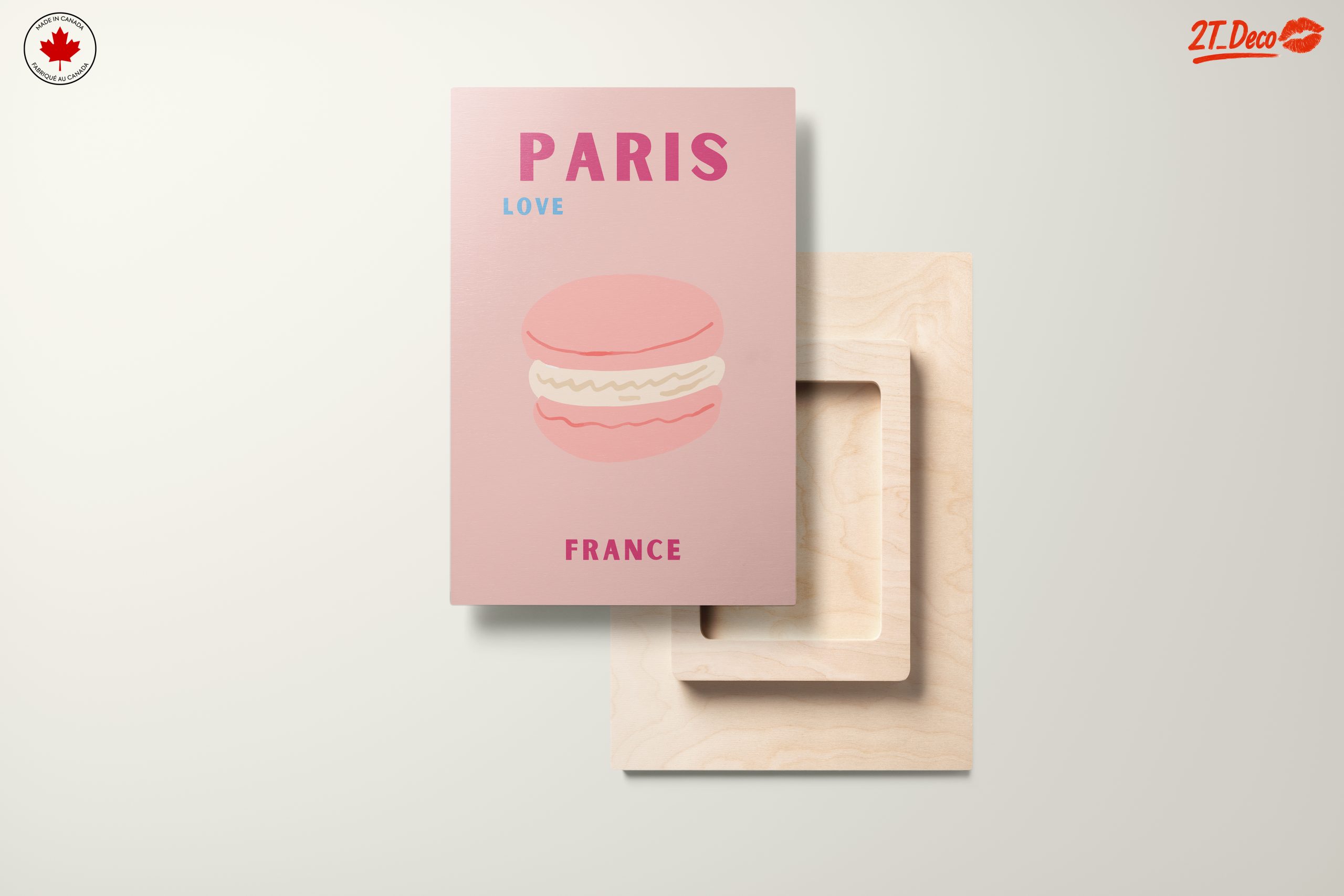 Paris Love Macaron Art - Image 11