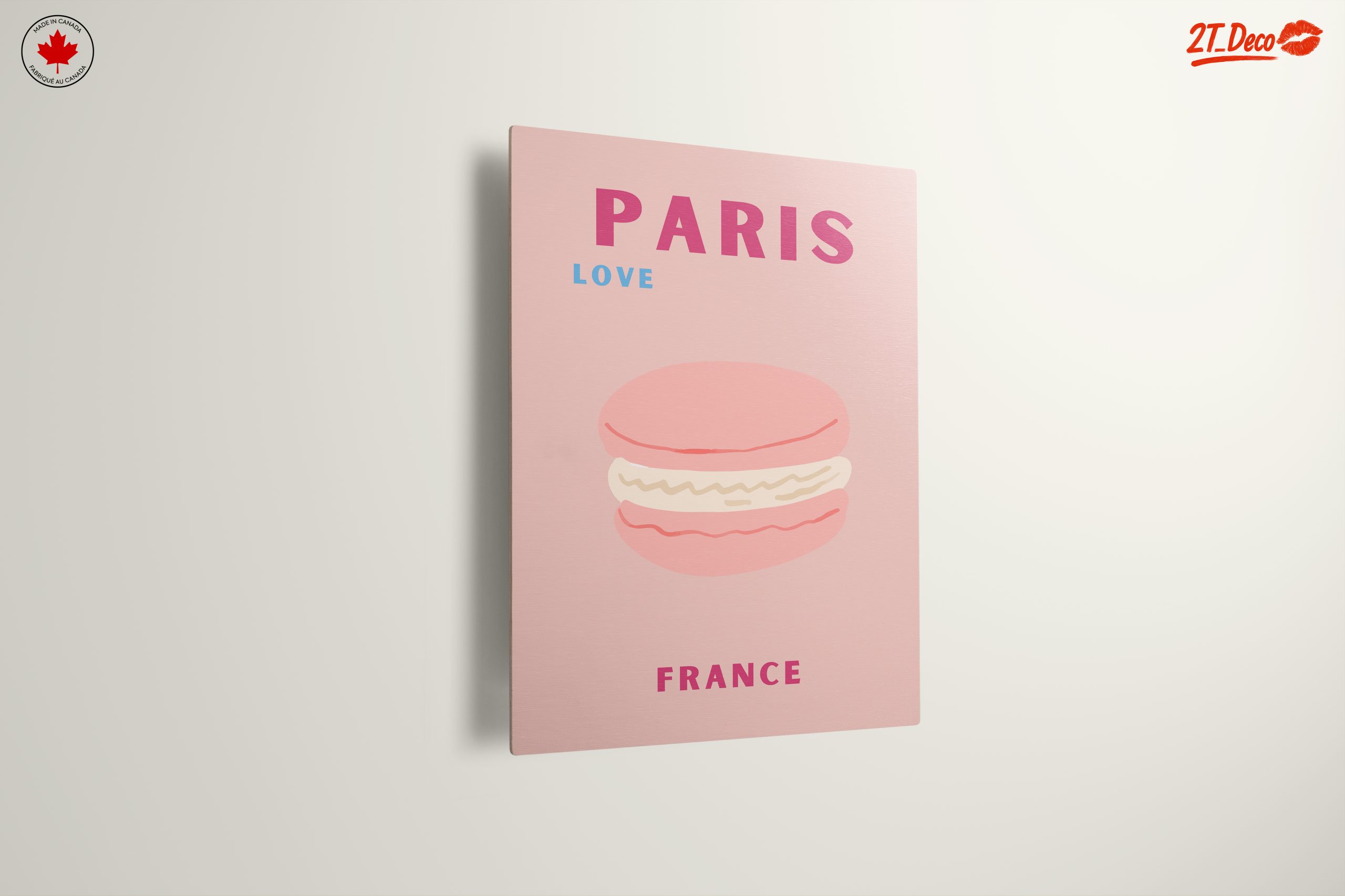 Paris Love Macaron Art - Image 13