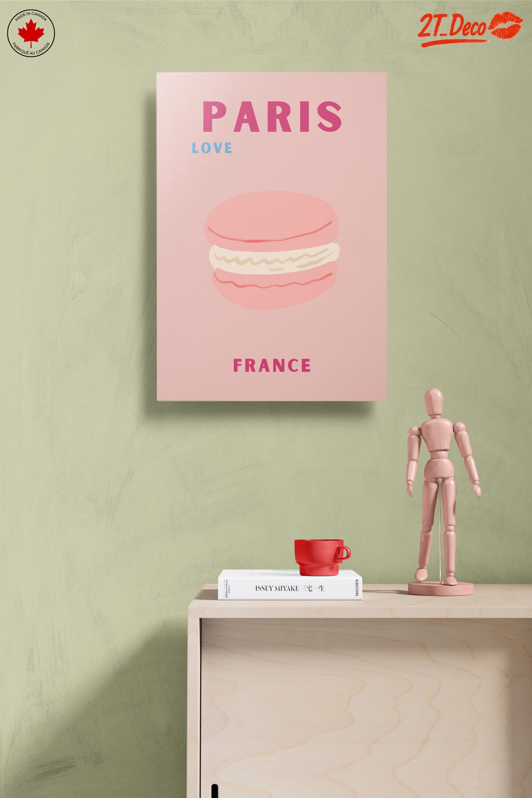 Paris Love Macaron Art - Image 14