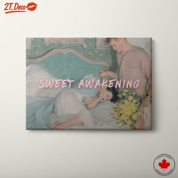 Sweet Awakening Romantic Portrait Art