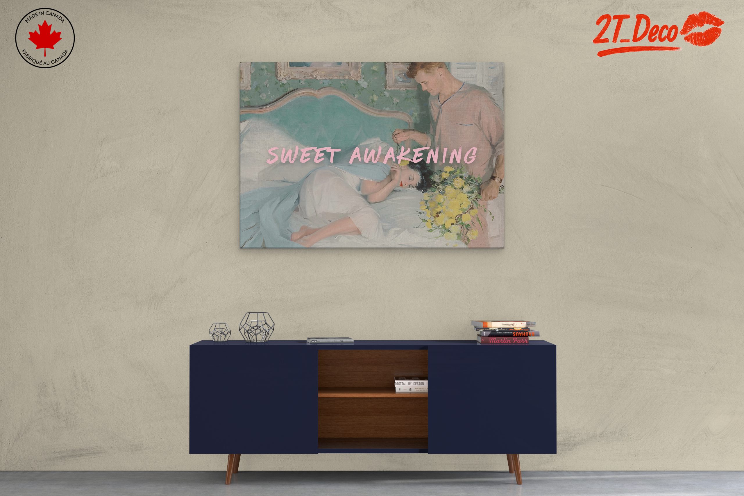 Sweet Awakening Romantic Portrait Art - Image 3