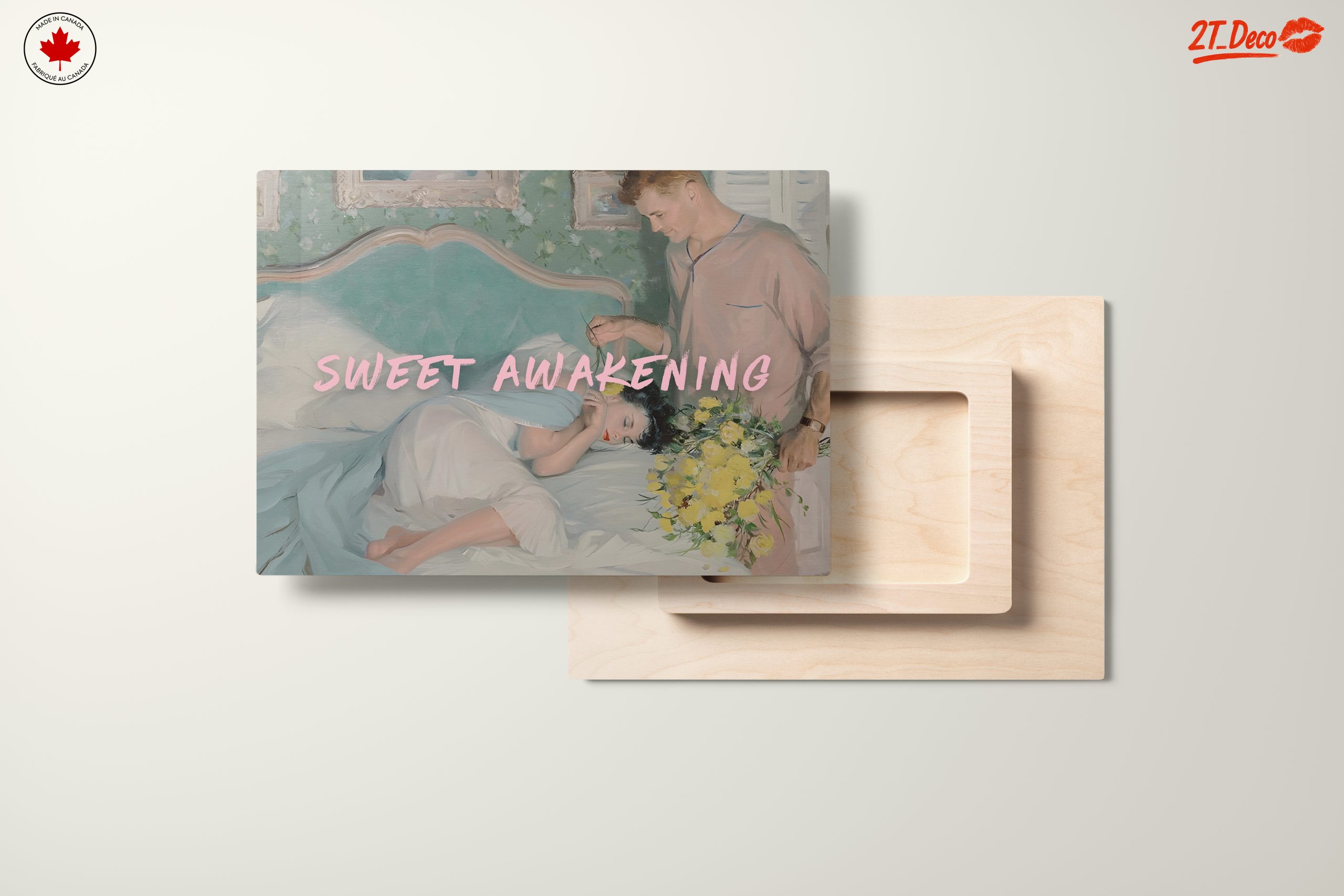 Sweet Awakening Romantic Portrait Art - Image 11