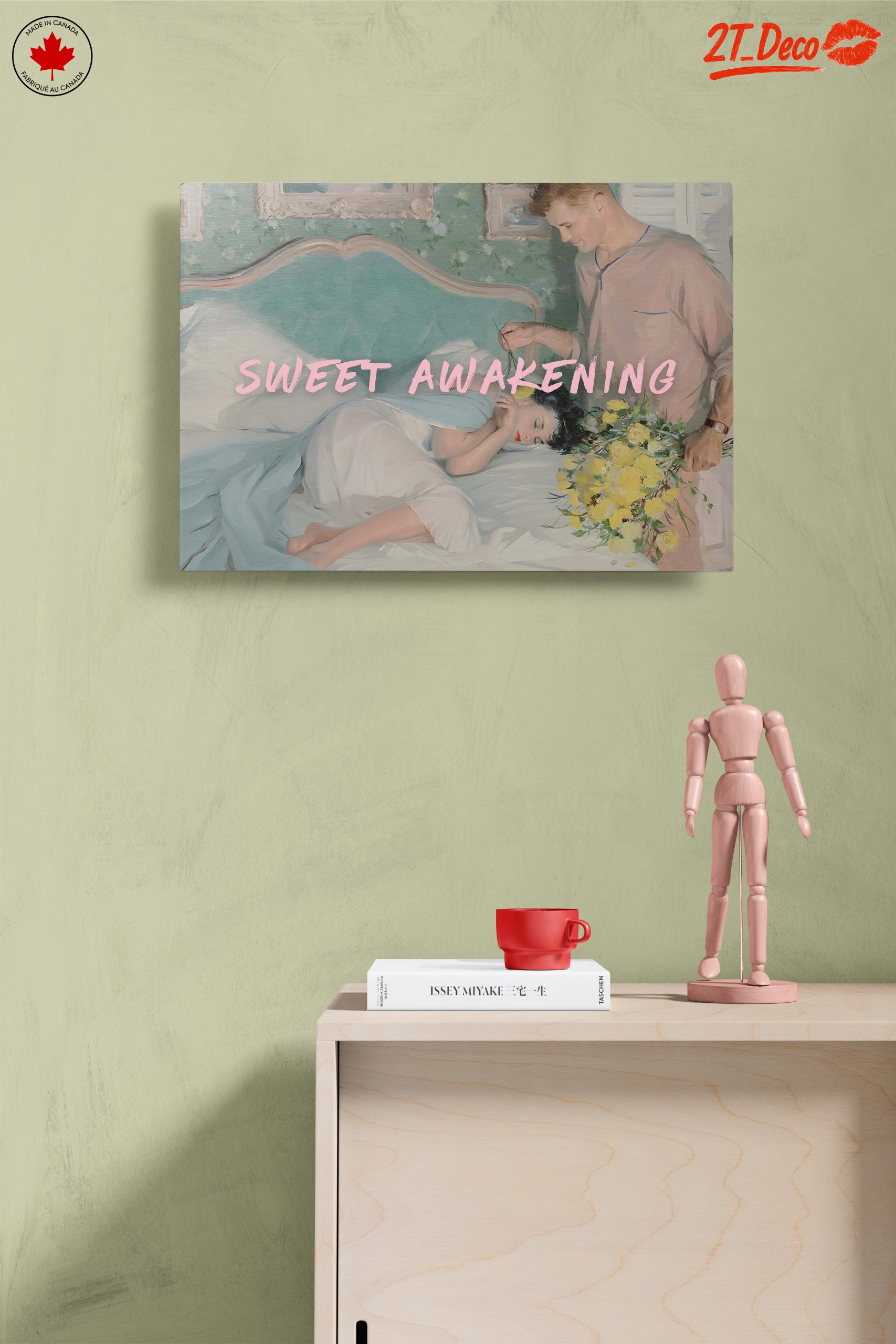 Sweet Awakening Romantic Portrait Art - Image 14