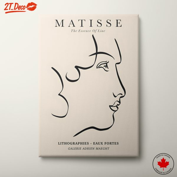 Matisse Inspired Minimalist Line Drawing