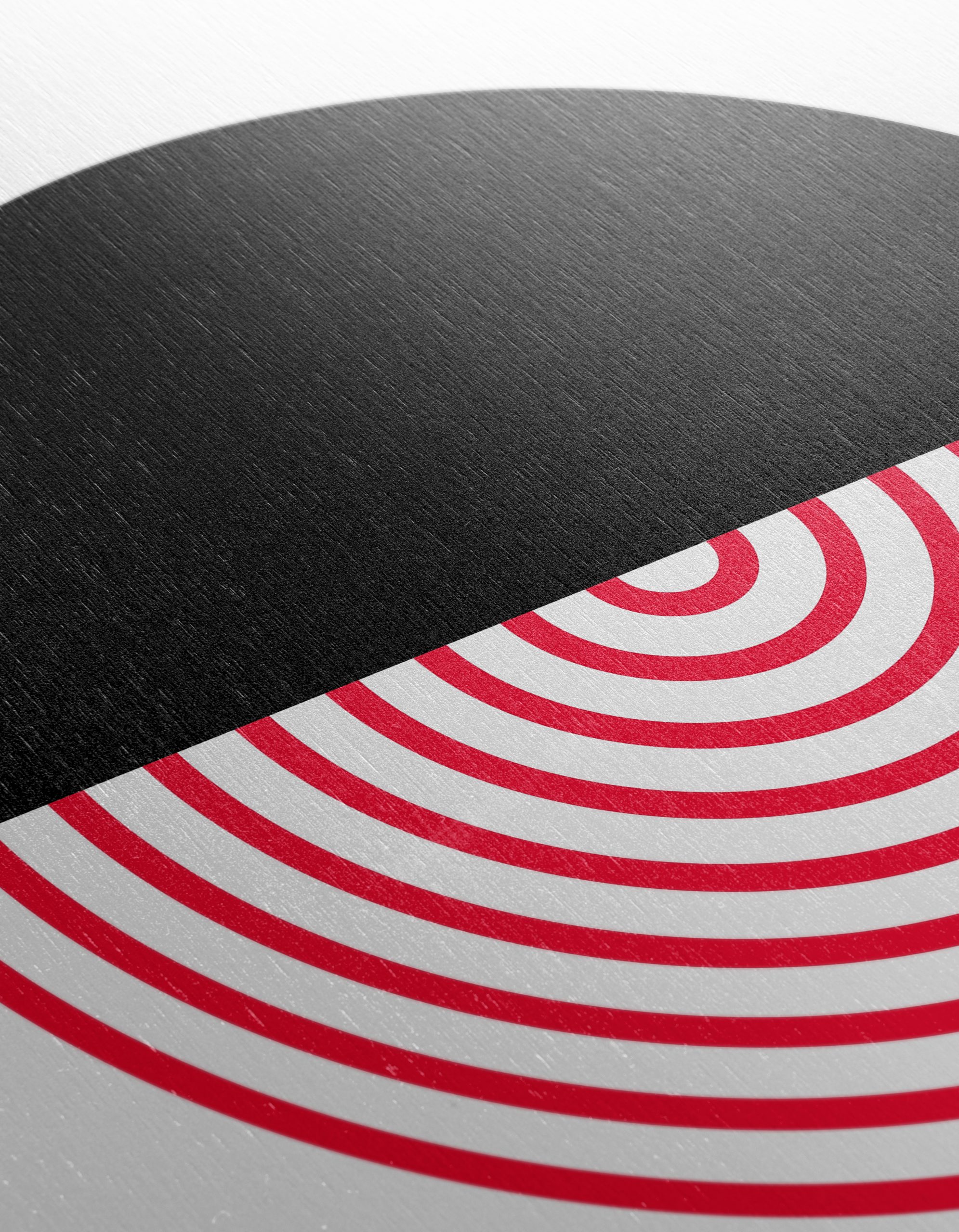 Geometric Black and Red Abstract Artwork - Image 12