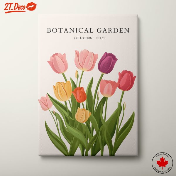 Vibrant Botanical Garden Artwork 2