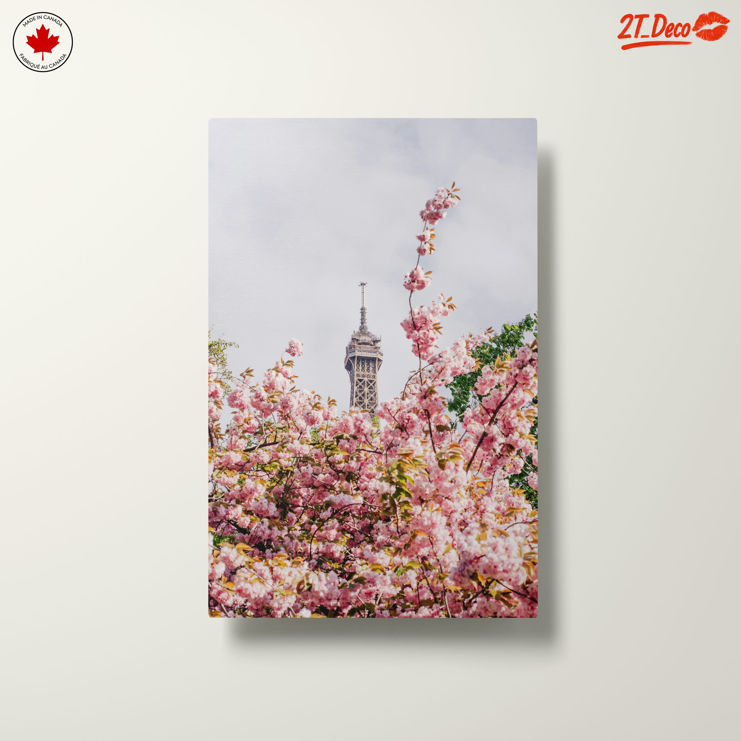 Eiffel Tower Blooming Cherry Blossom Artwork - Image 10