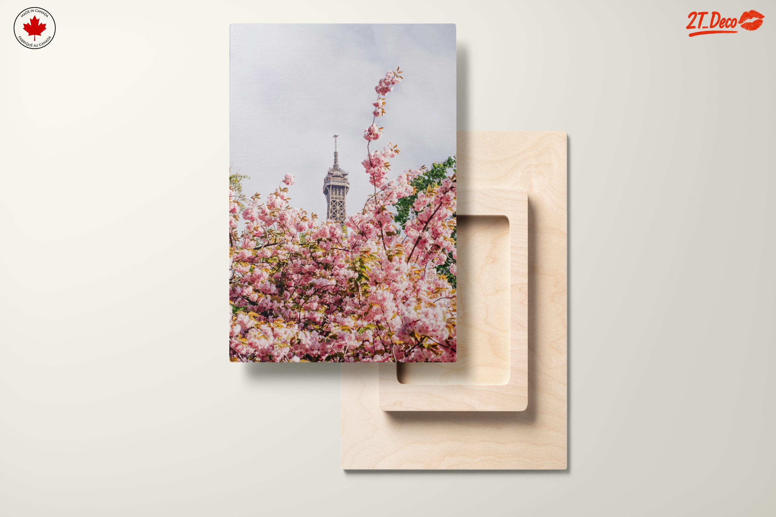 Eiffel Tower Blooming Cherry Blossom Artwork - Image 11