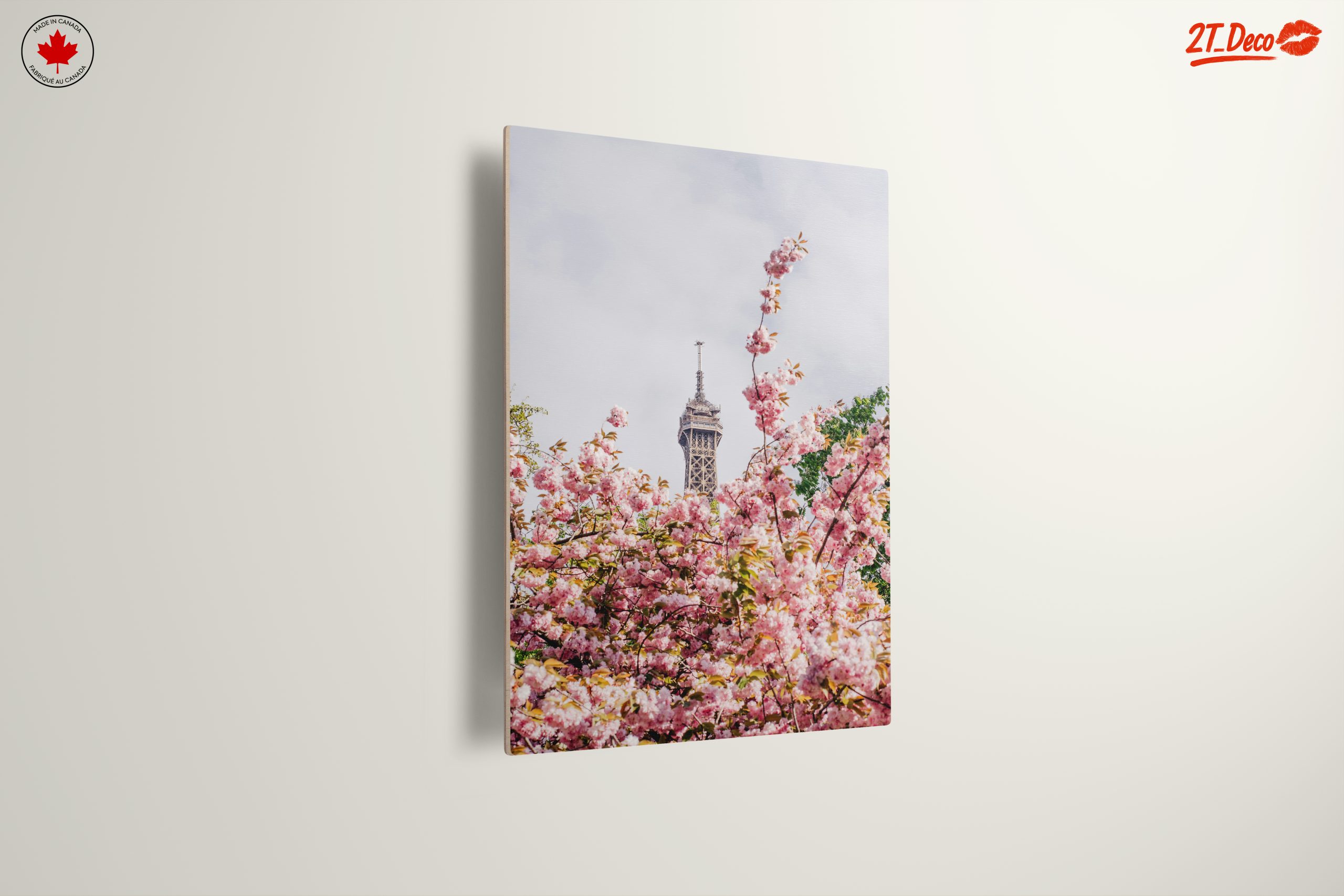 Eiffel Tower Blooming Cherry Blossom Artwork - Image 13