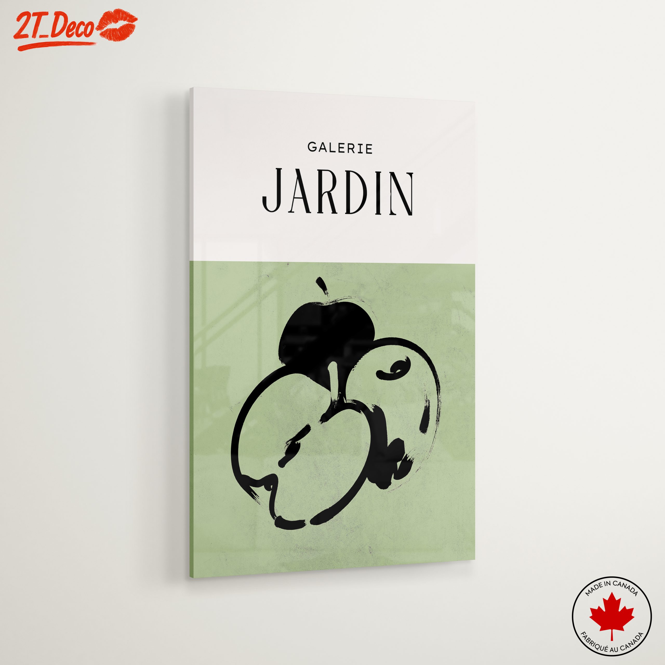 Stylized Abstract Apple Artwork - Image 6