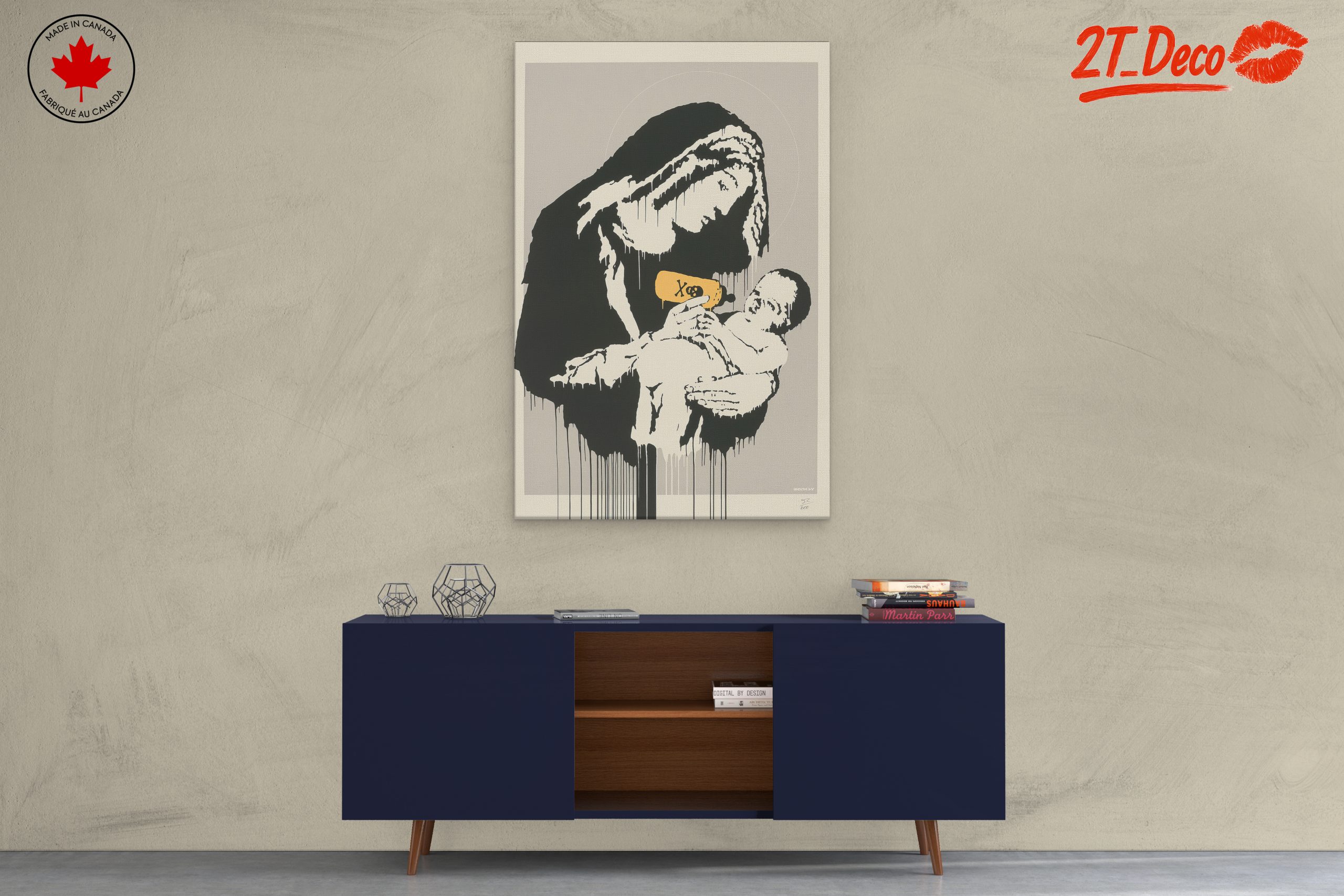 Contemporary Mother and Child Artwork - Image 3