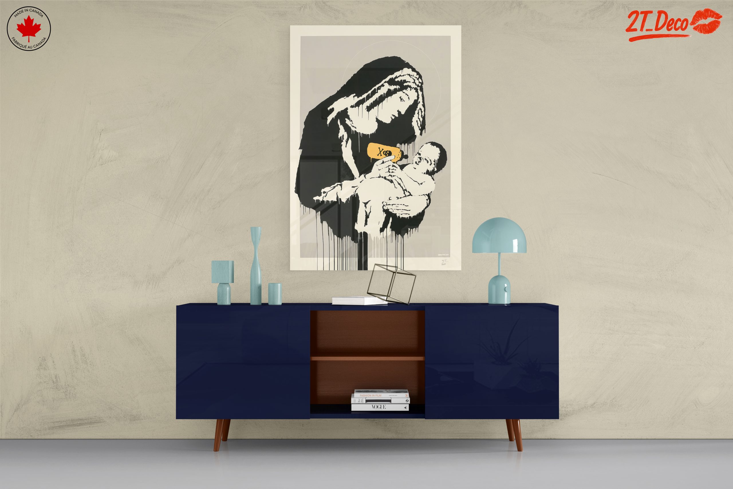 Contemporary Mother and Child Artwork - Image 8