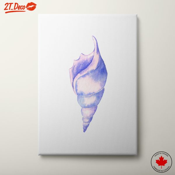 Delicate Watercolor Seashell Artwork