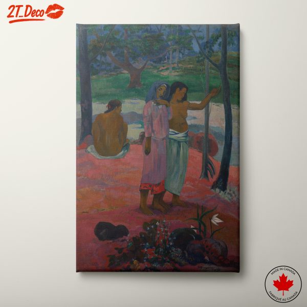 Cultural Figures in a Vibrant Landscape
