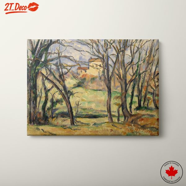 Abstract Landscape with Trees and House