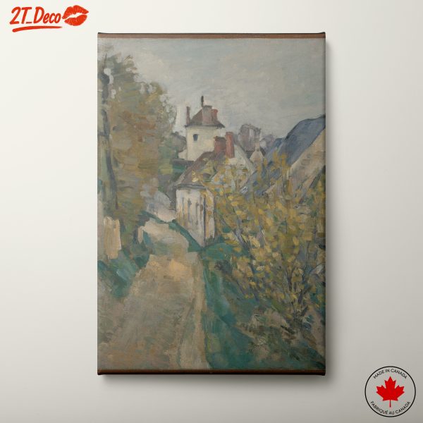 Impressionist Abstract Landscape with Houses