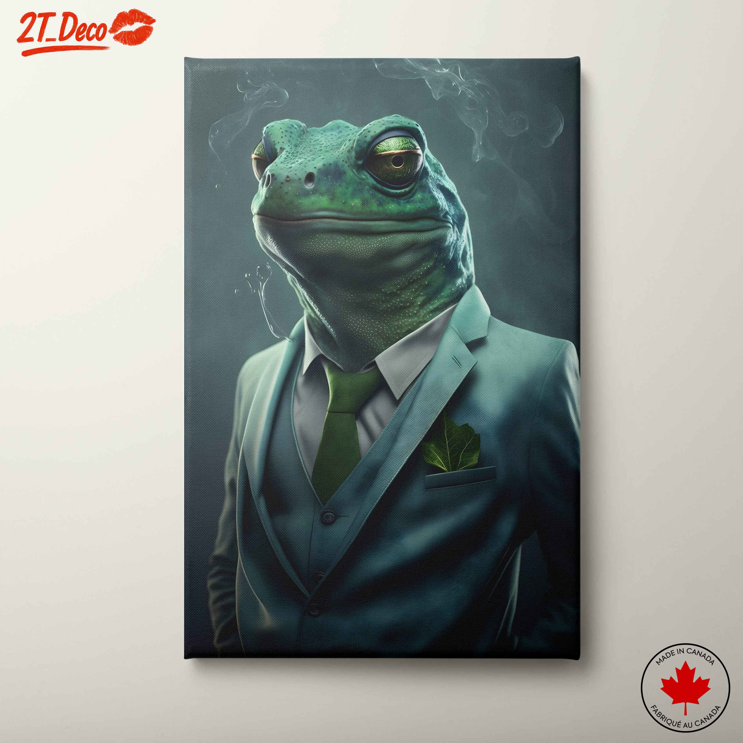 Anthropomorphic Frog Character Art